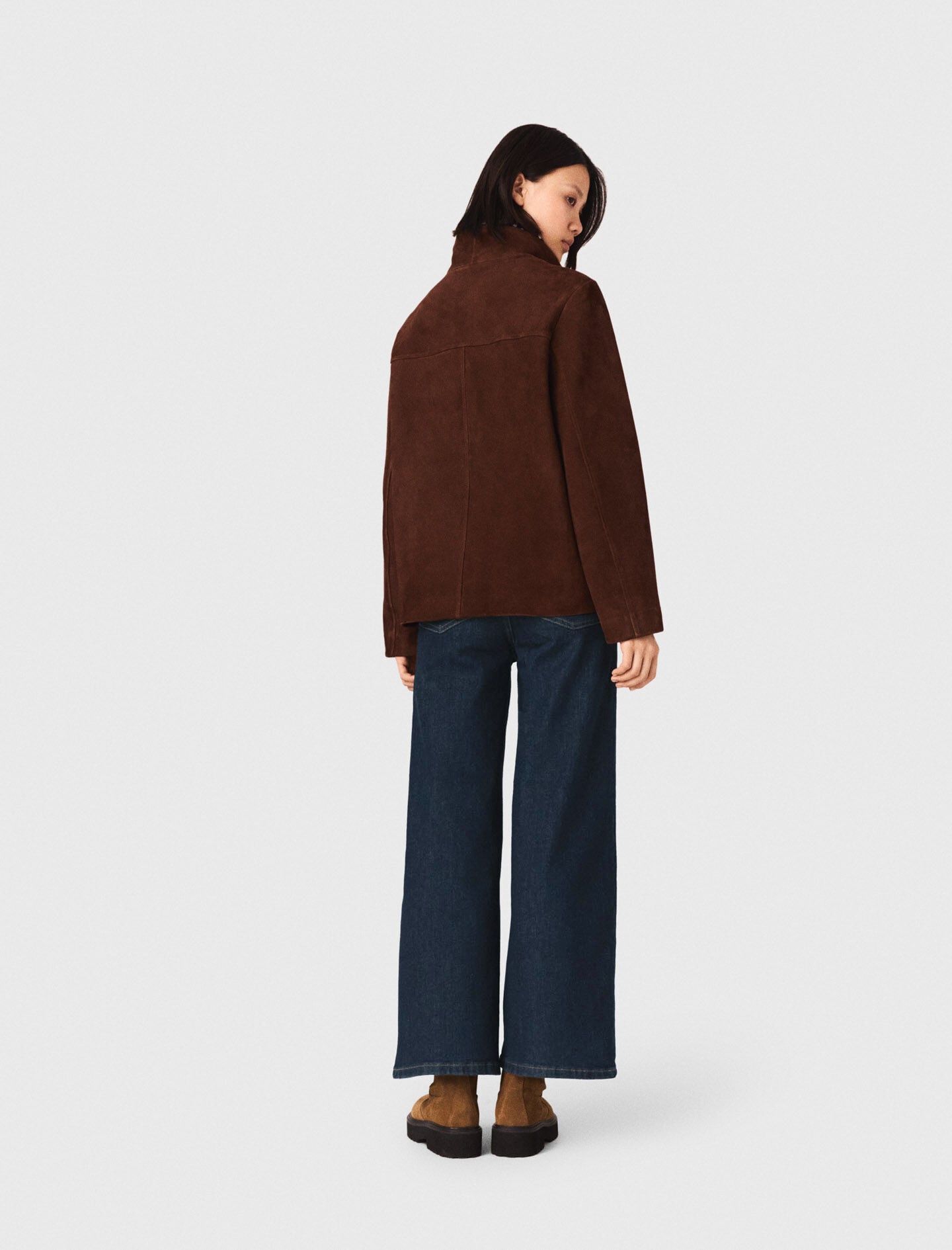 Maje Wide jeans with patch pockets