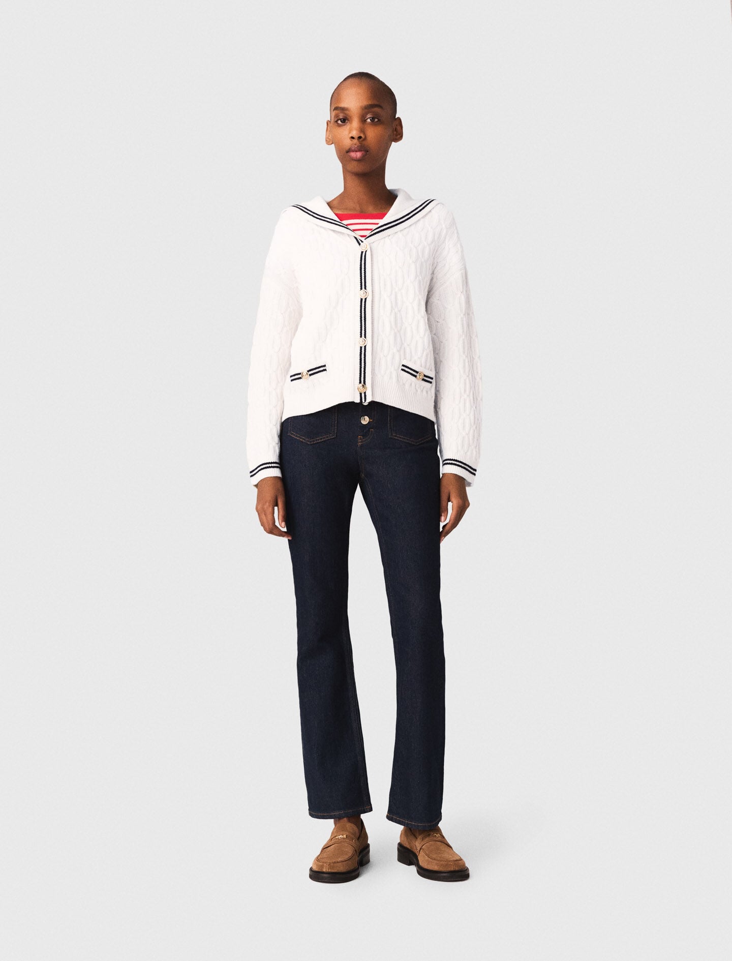 Maje Denim jeans with pockets