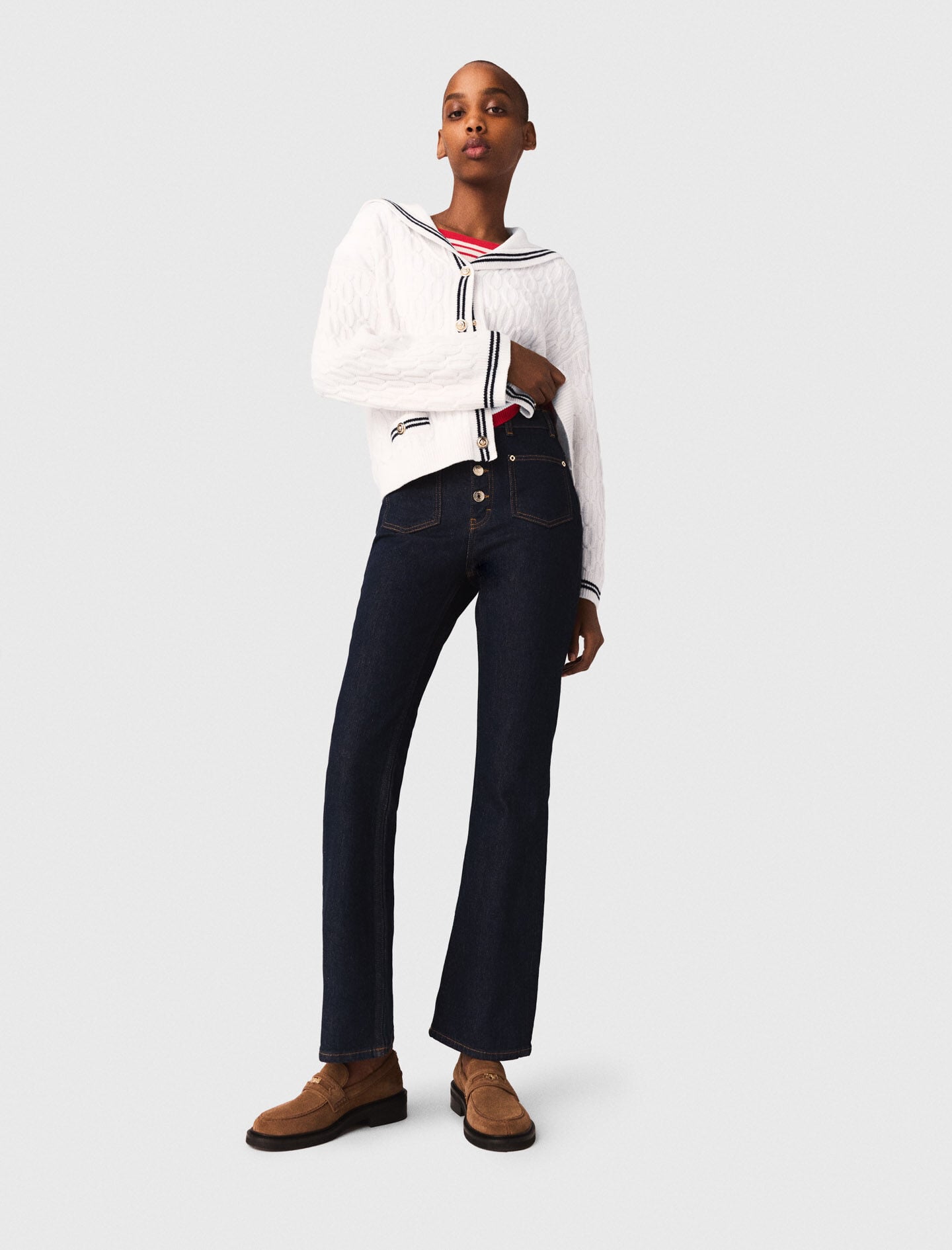 Maje Denim jeans with pockets