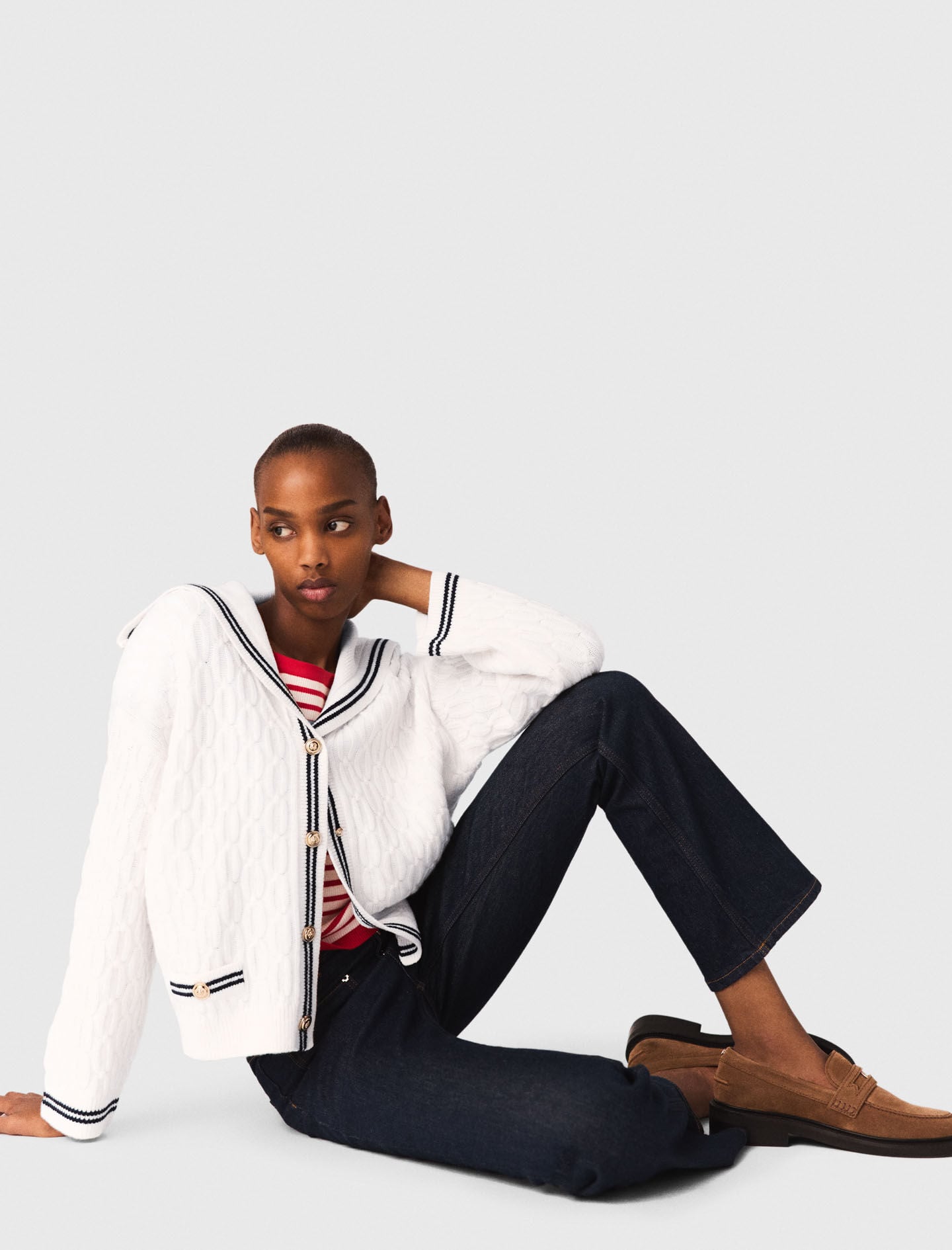 Maje Denim jeans with pockets