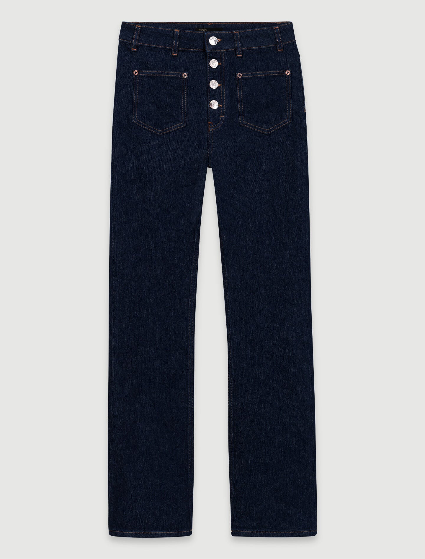 Maje Denim jeans with pockets