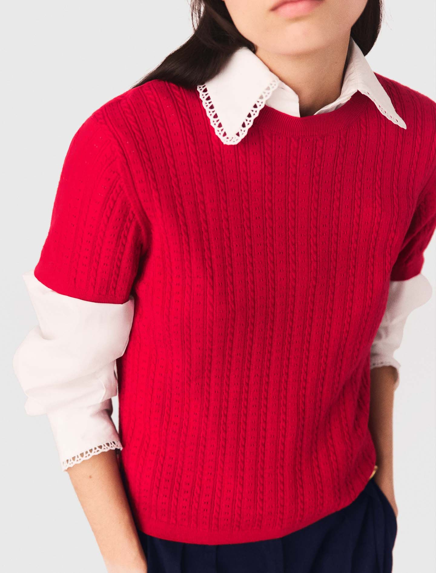 Maje Round-neck sweater