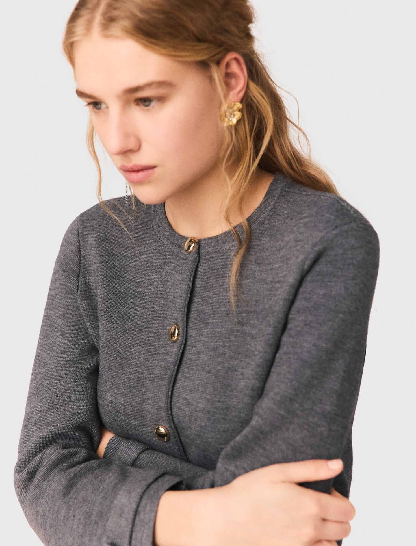 Maje Cardigan with removable tie
