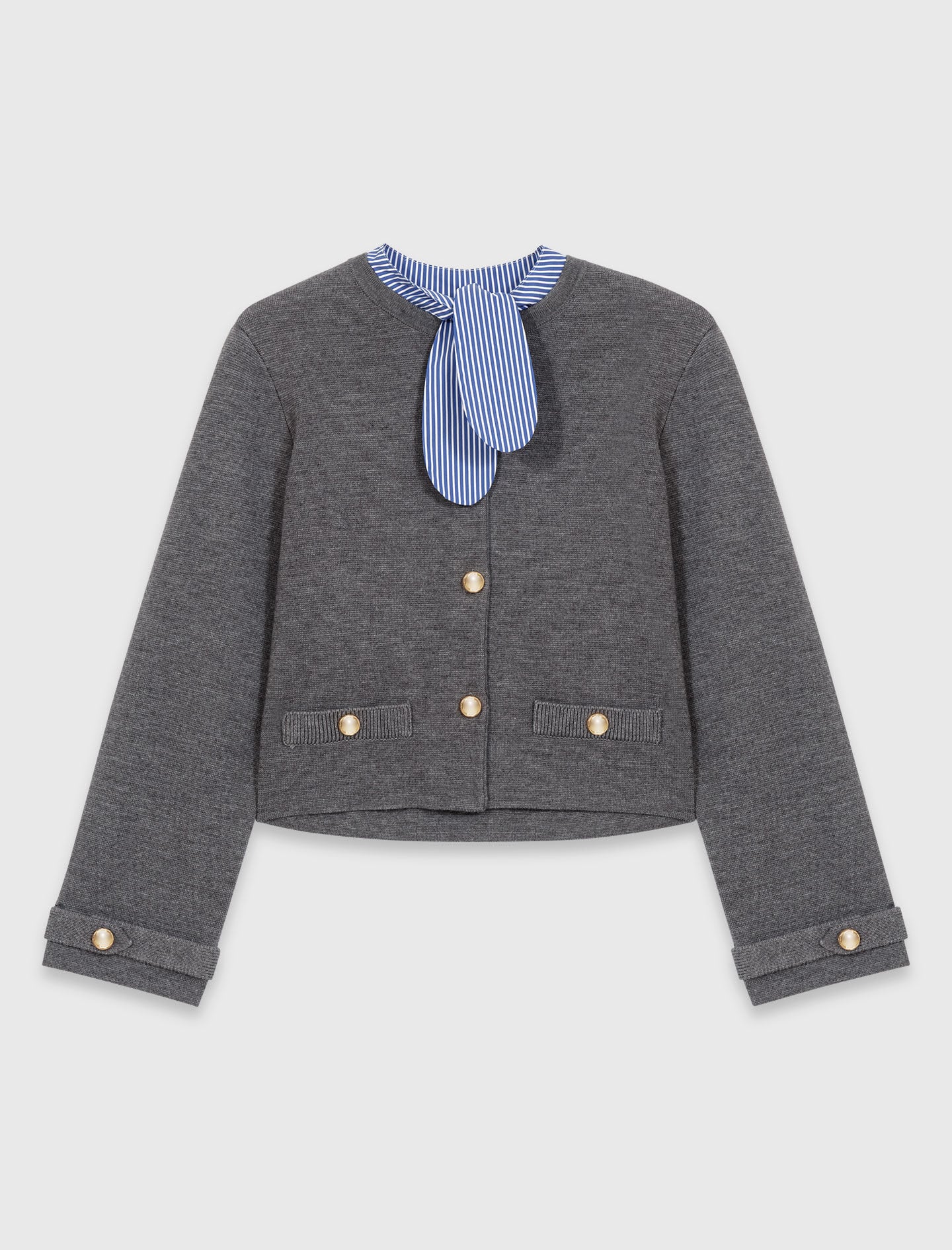 Maje Cardigan with removable tie
