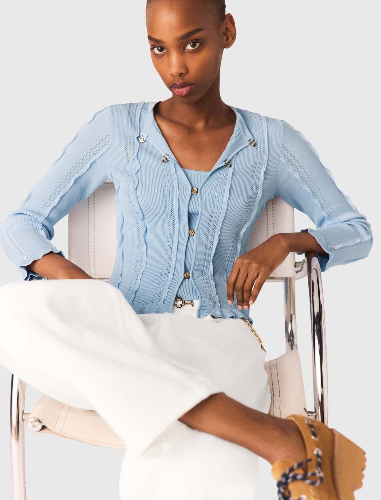 Maje 2-in-1 cardigan
