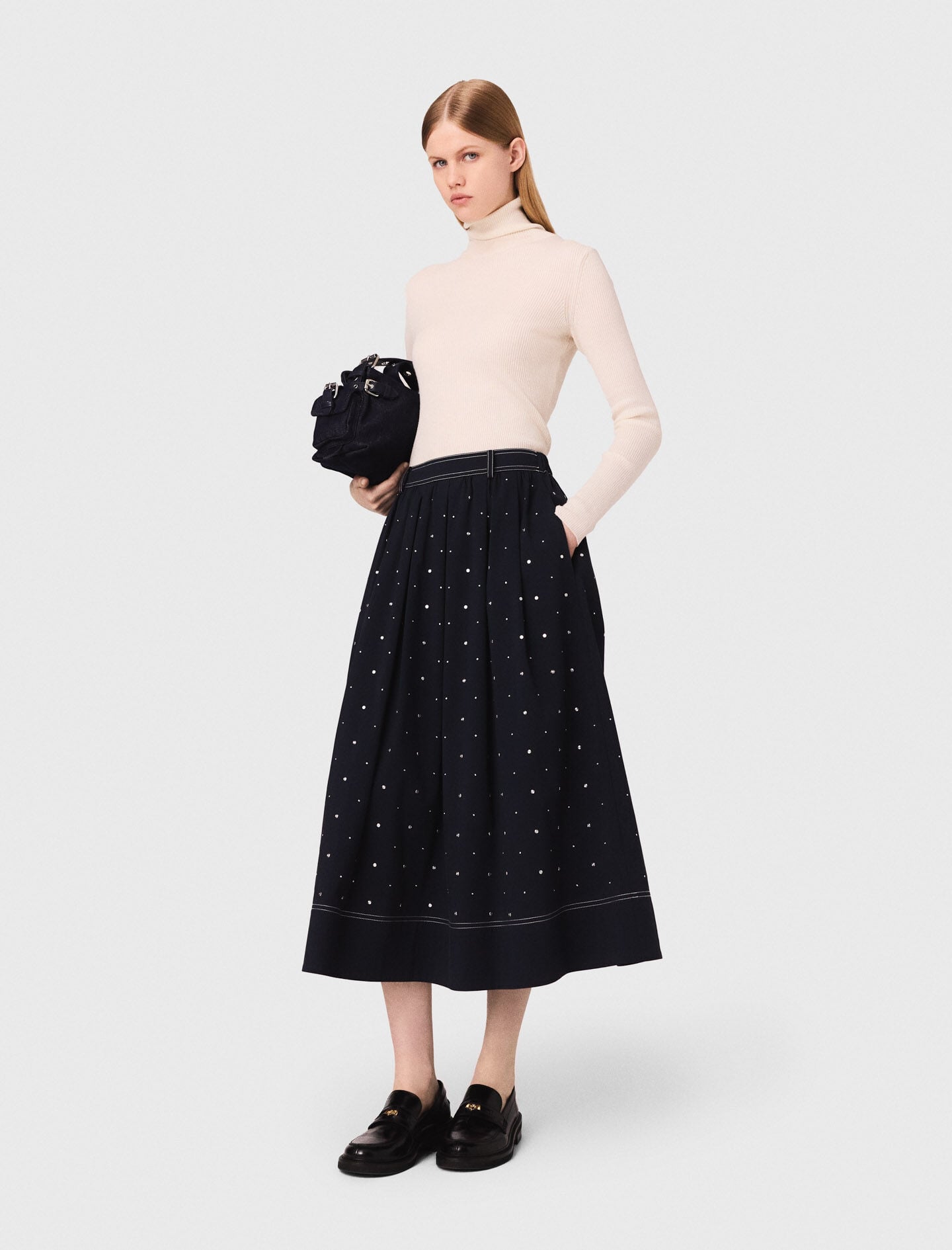 Maje Wool and silk sweater