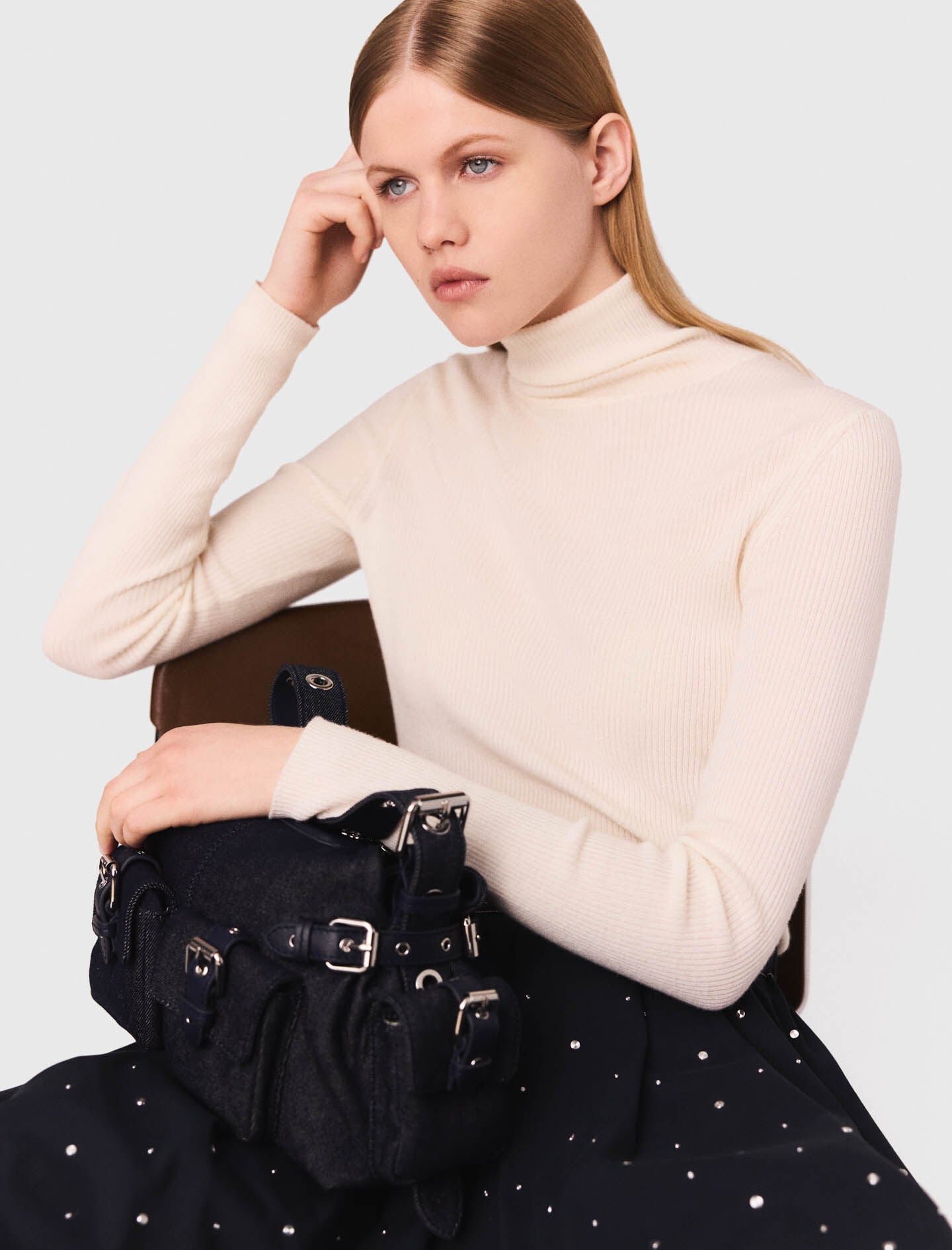 Maje Wool and silk sweater