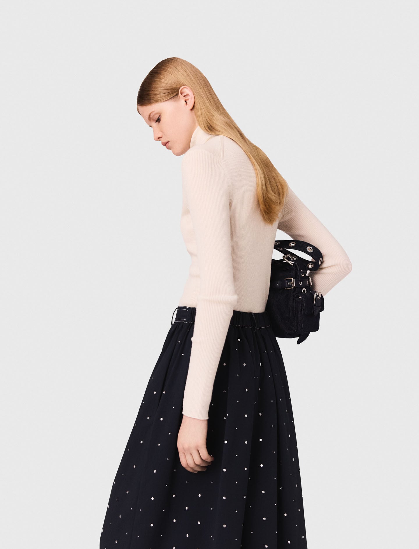 Maje Wool and silk sweater
