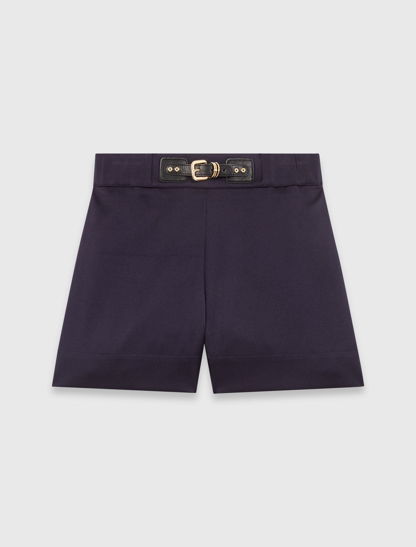 Maje Satin-effect shorts