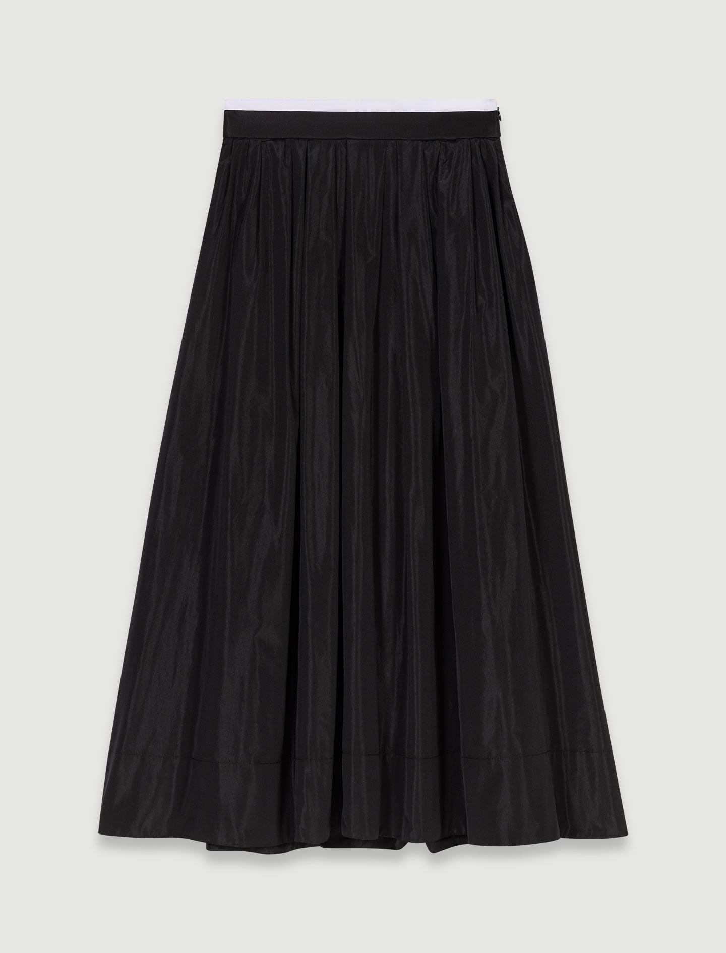Maje maxi skirt with contrast waistband