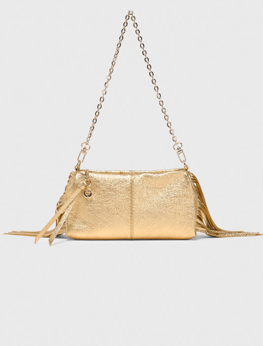 Maje Miss M Metallic Pouch Bag