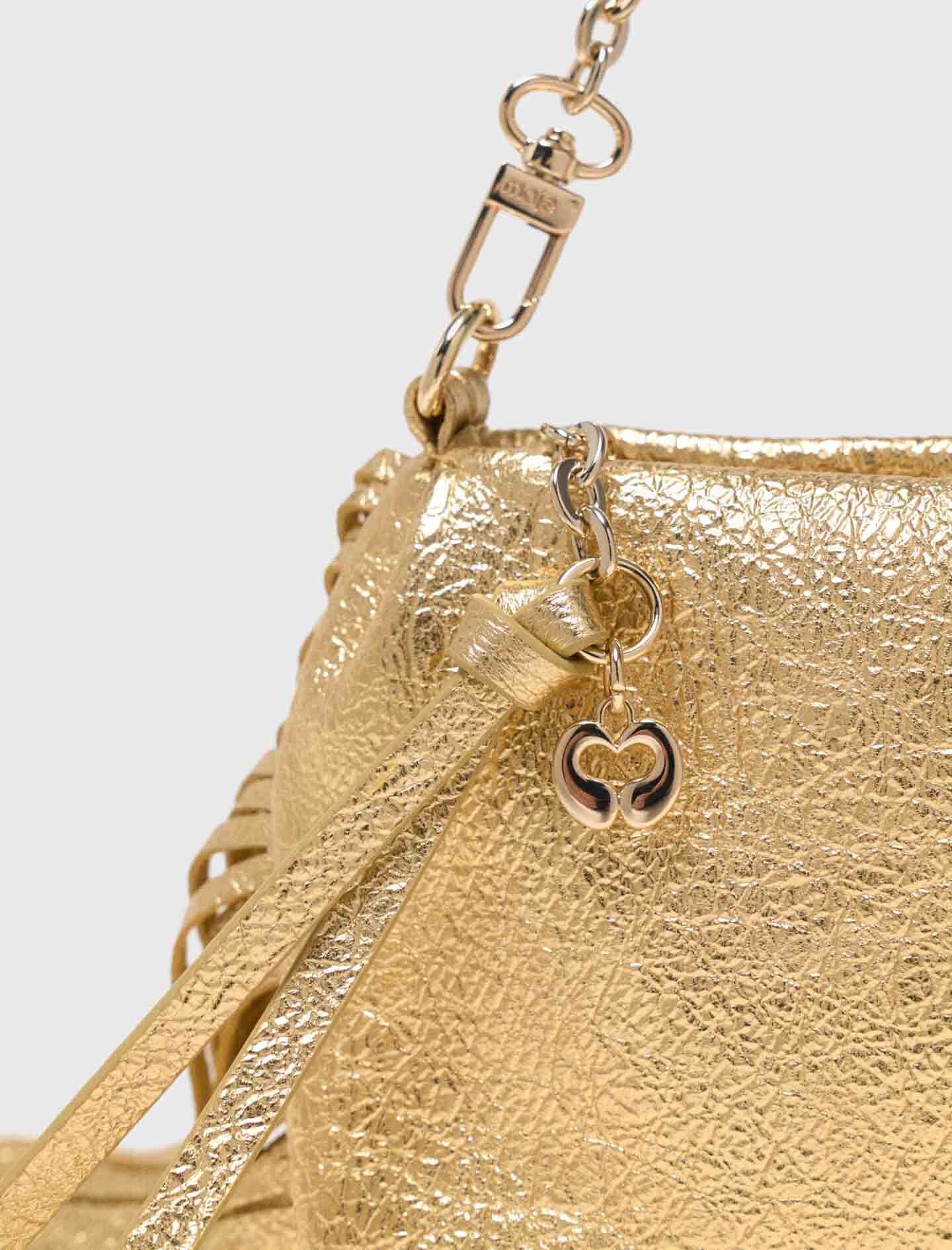Maje Miss M Metallic Pouch Bag