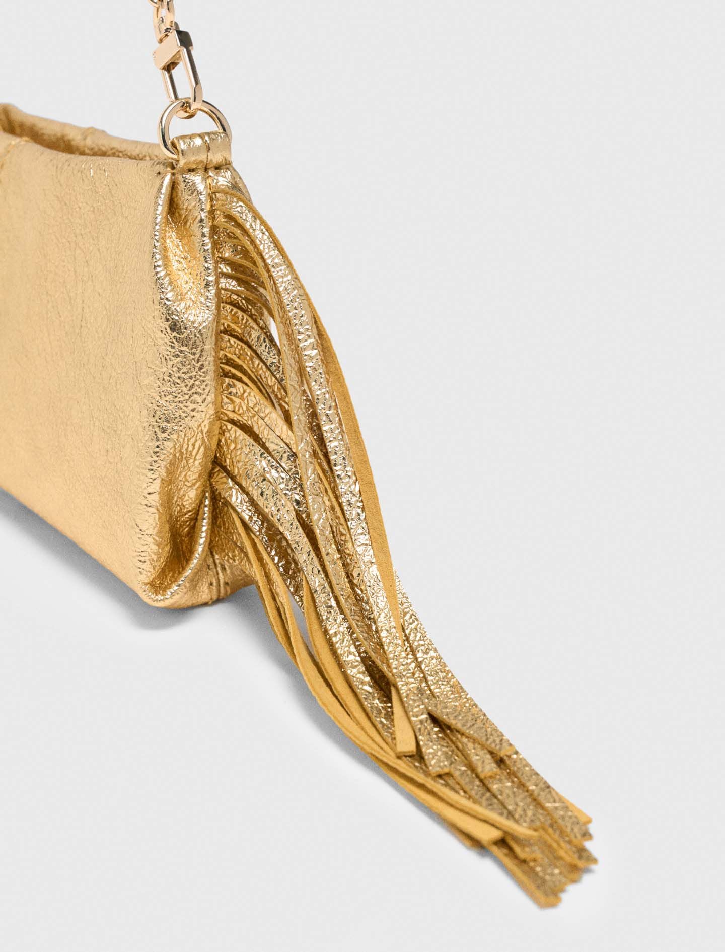 Maje Miss M Metallic Pouch Bag