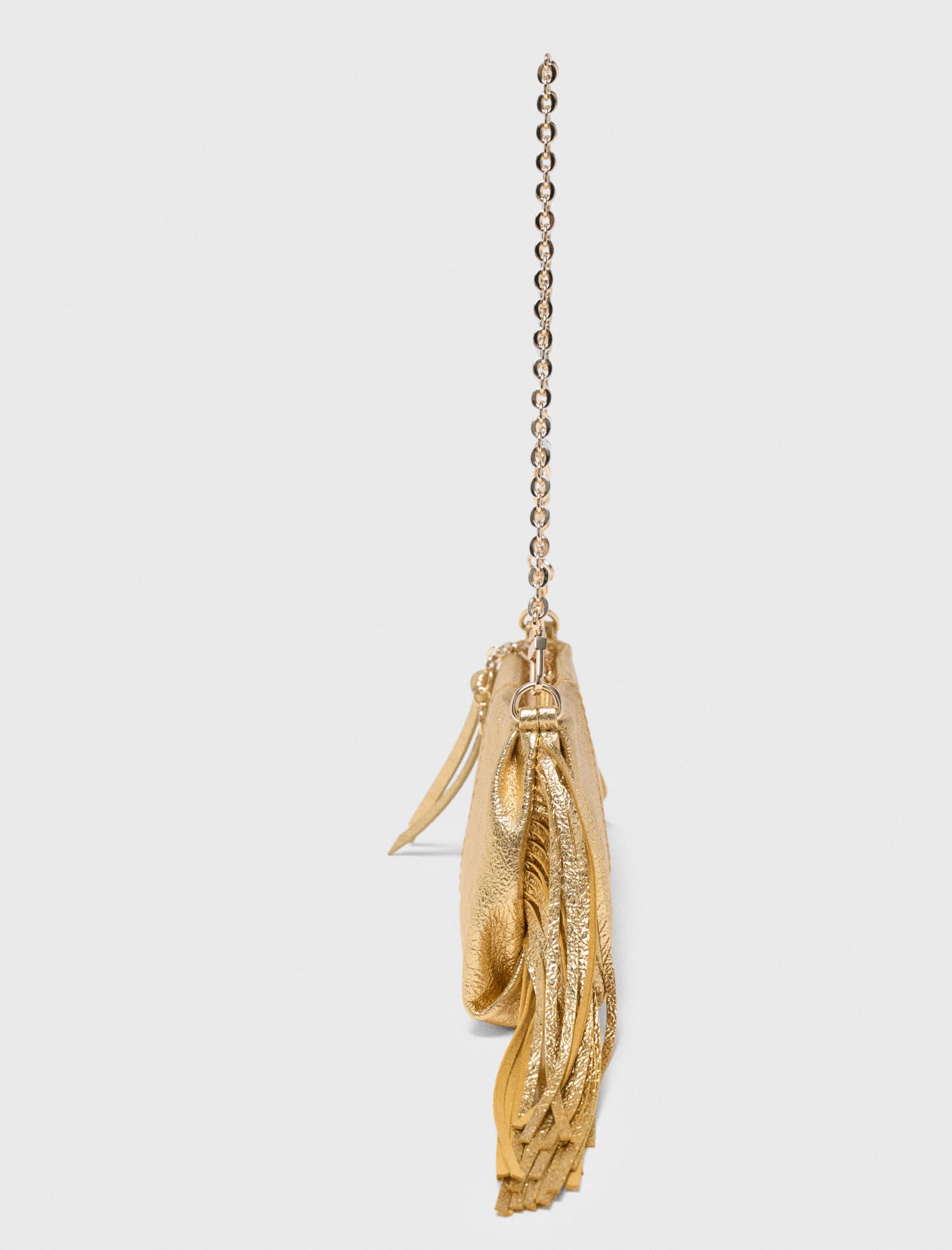 Maje Miss M Metallic Pouch Bag