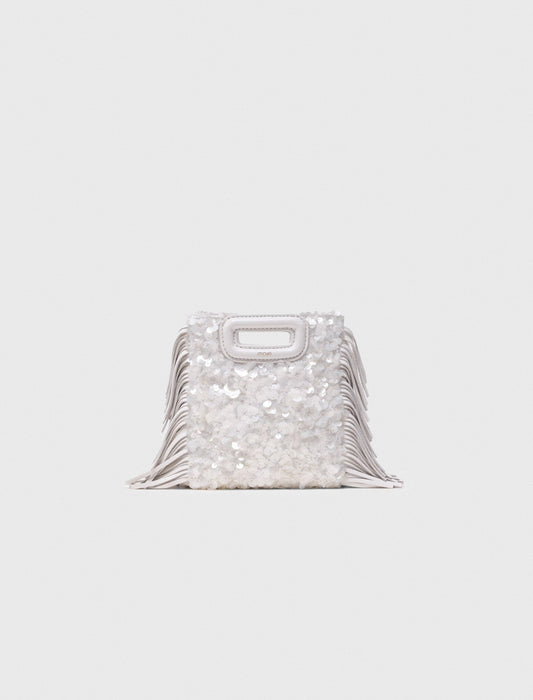 Maje Sequinned M mini bag