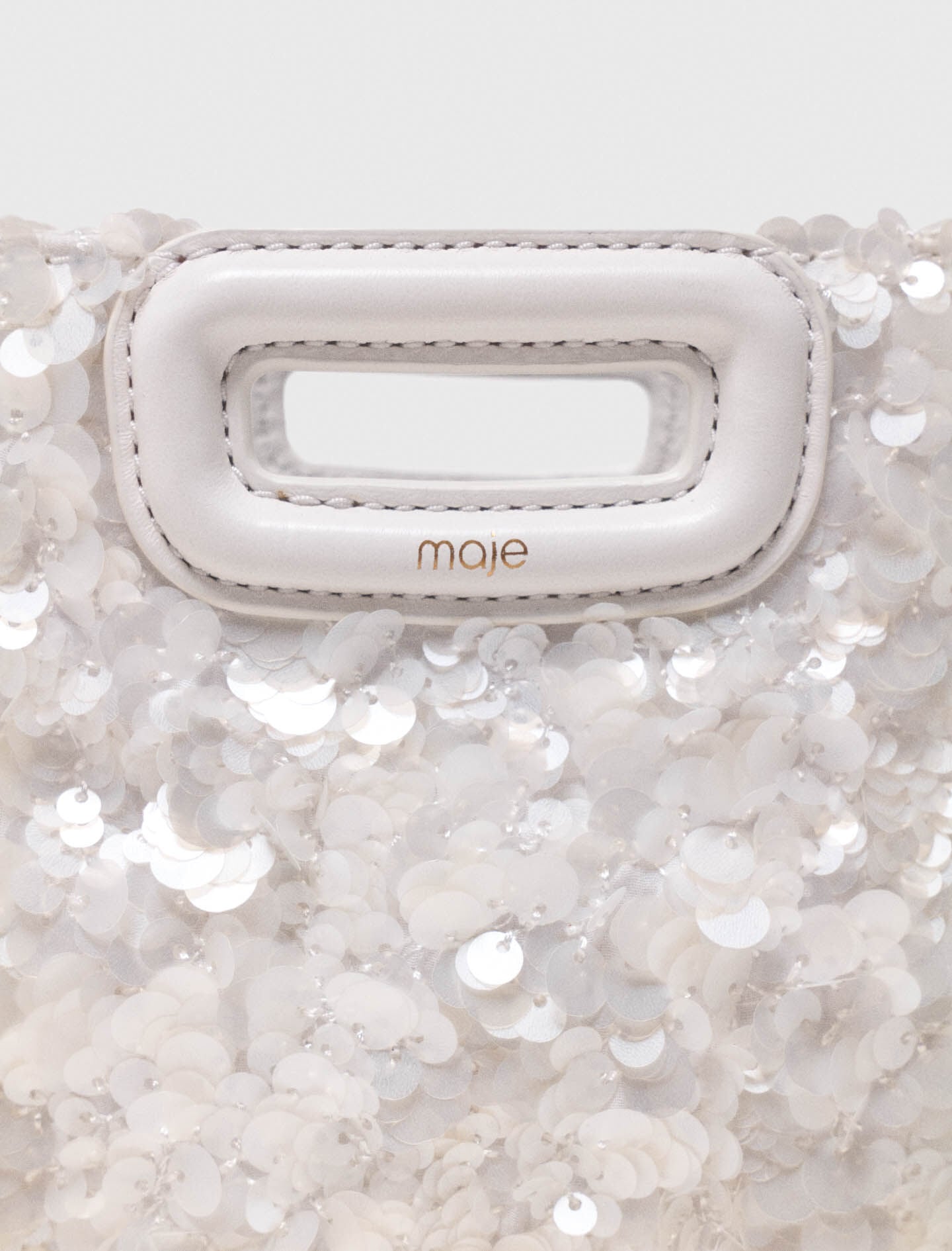 Maje Sequinned M mini bag
