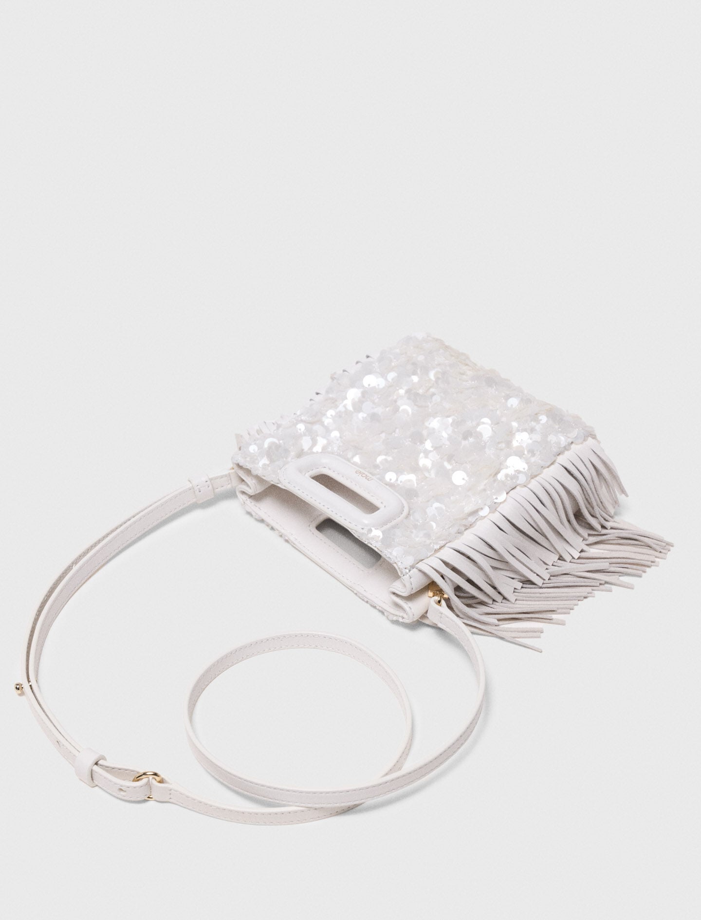 Maje Sequinned M mini bag