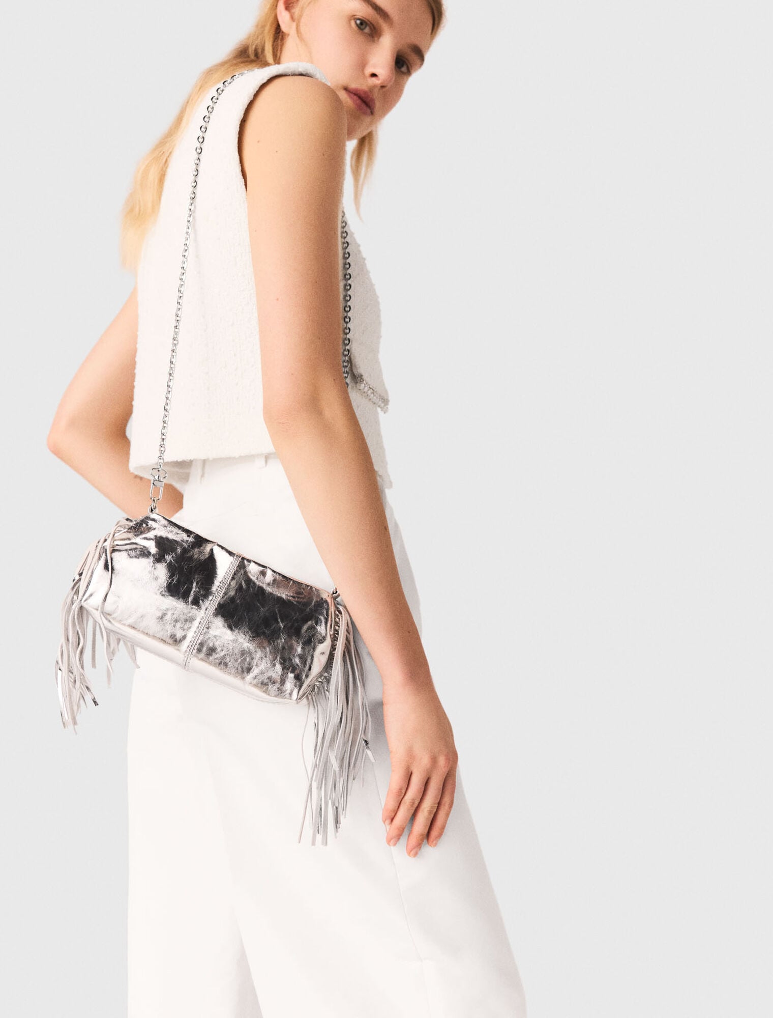 Maje Miss M leather Pouch bag