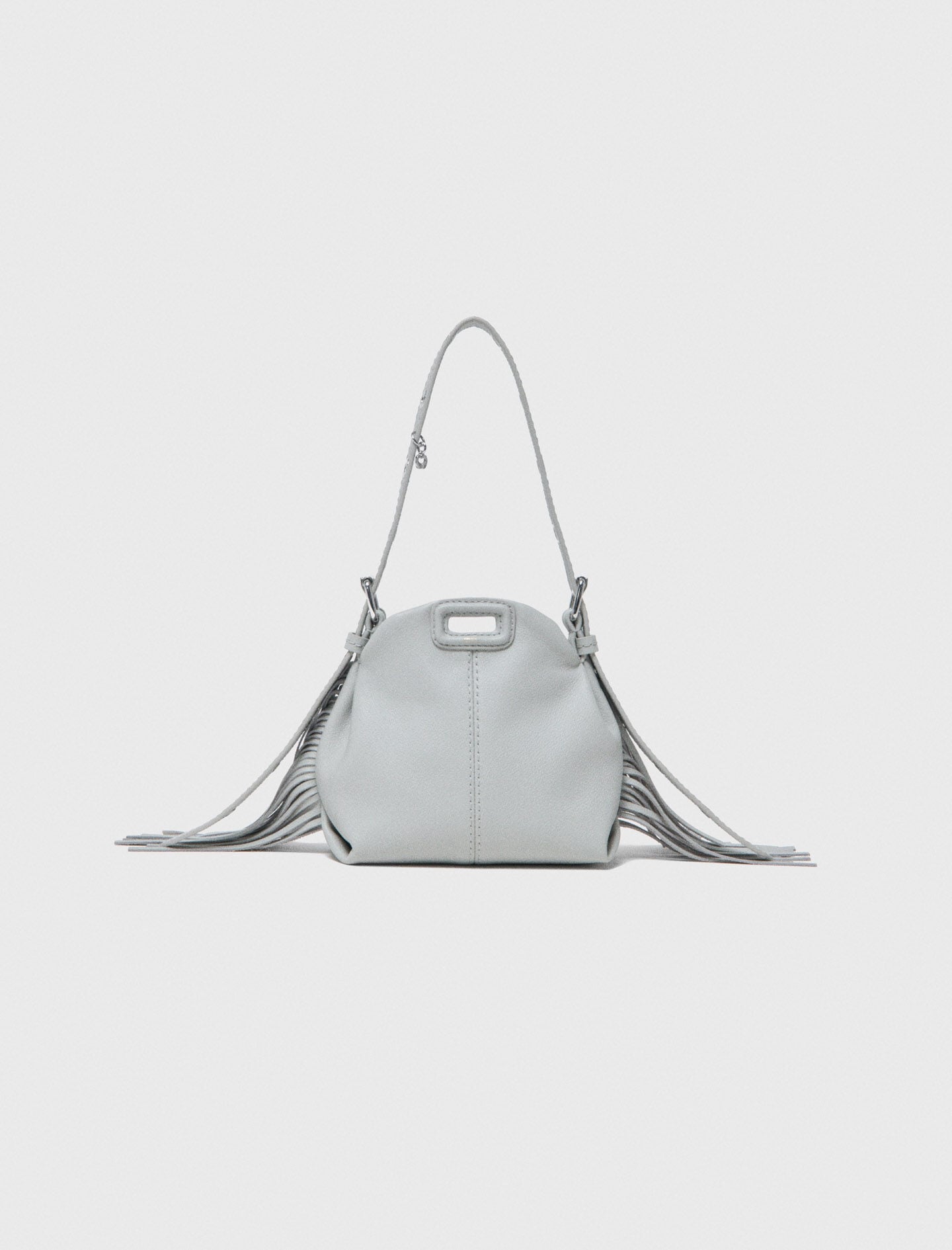 Maje Miss M micro grained leather bag