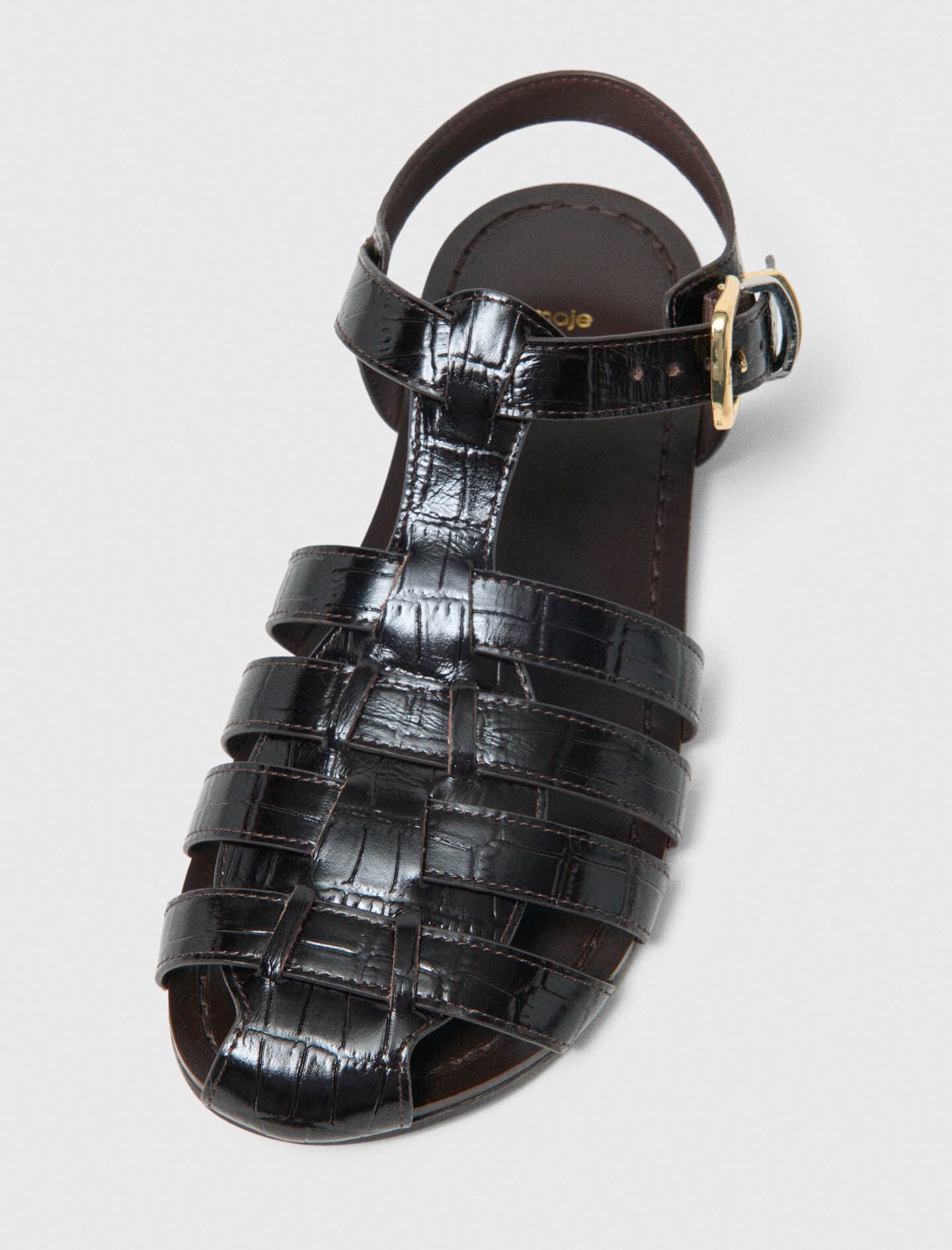 Maje Multi-strap leather sandals