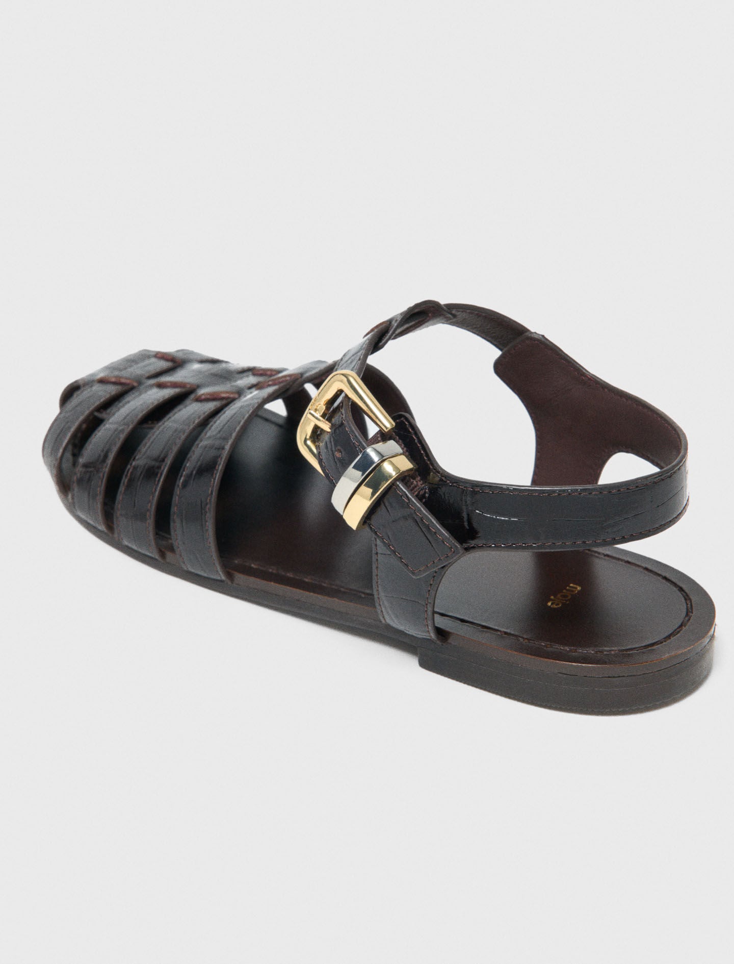 Maje Multi-strap leather sandals