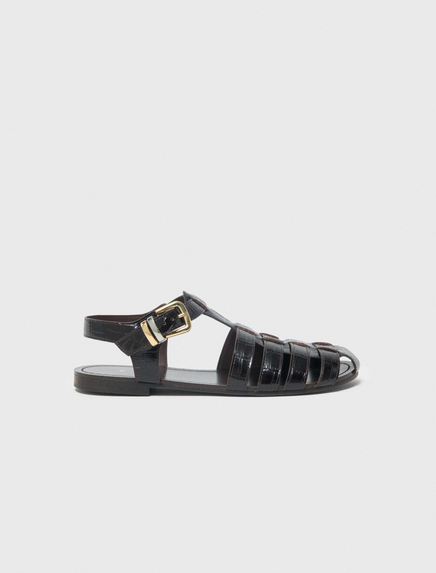 Maje Multi-strap leather sandals