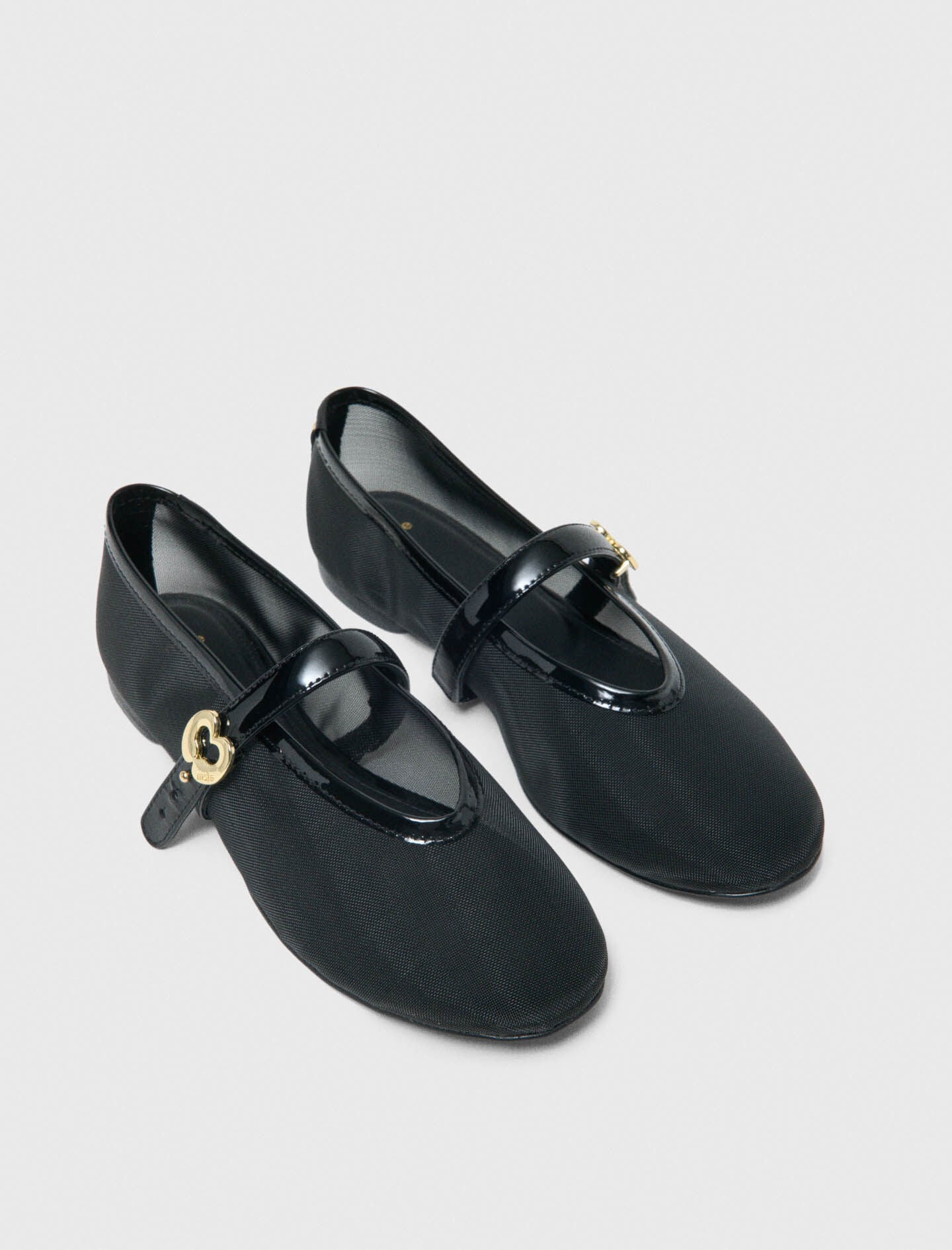 Maje Mesh ballet flats