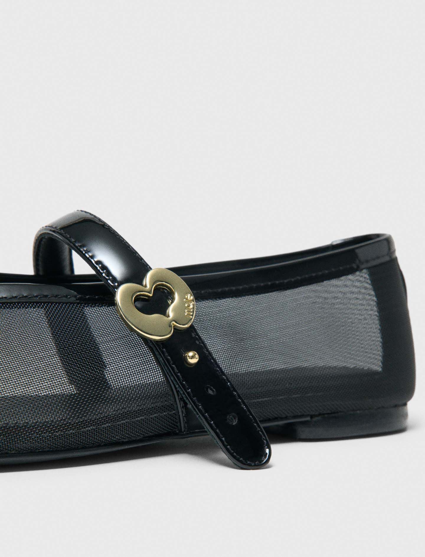 Maje Mesh ballet flats