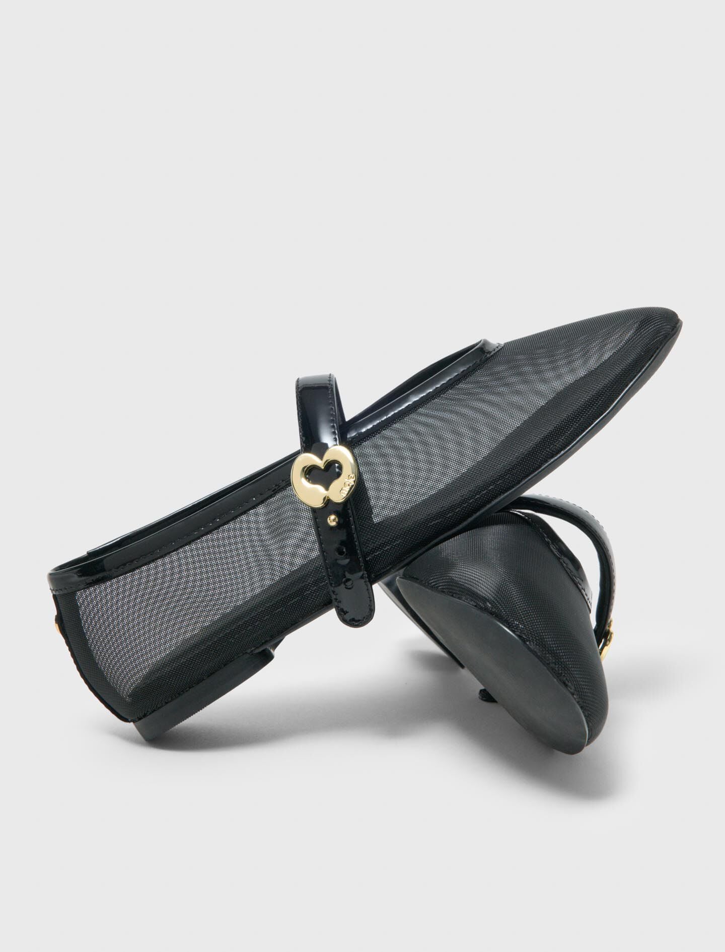Maje Mesh ballet flats