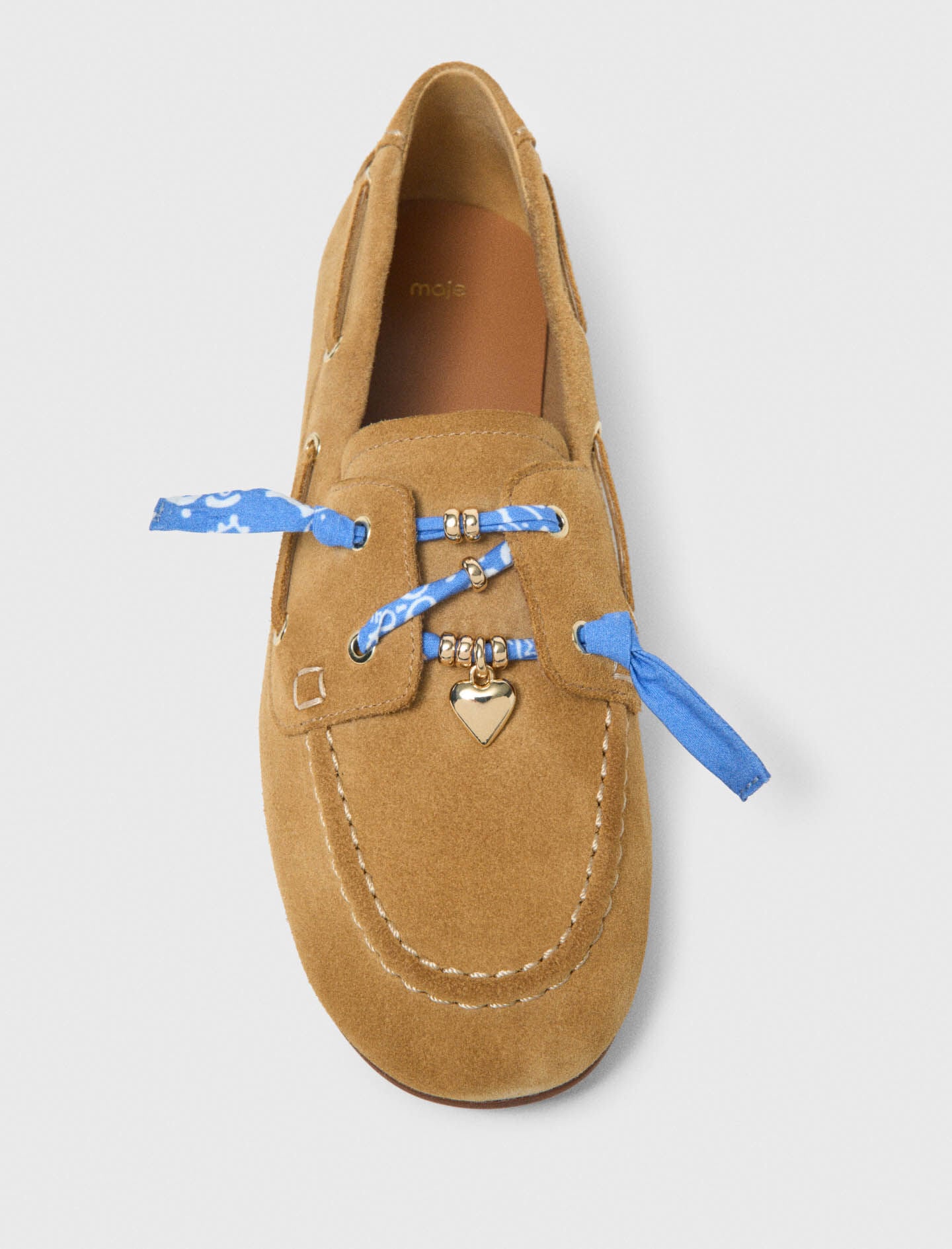 Maje Suede boat shoes