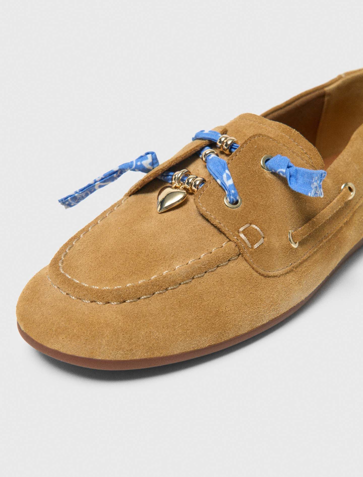 Maje Suede boat shoes