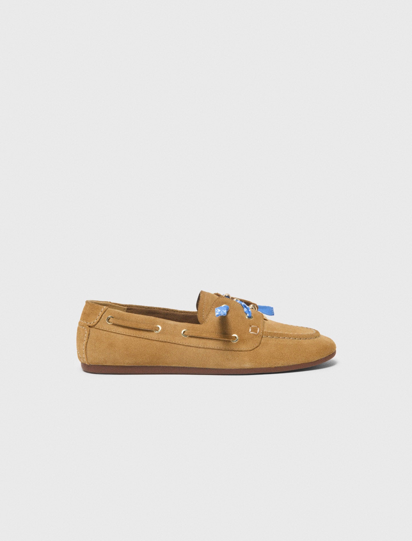 Maje Suede boat shoes