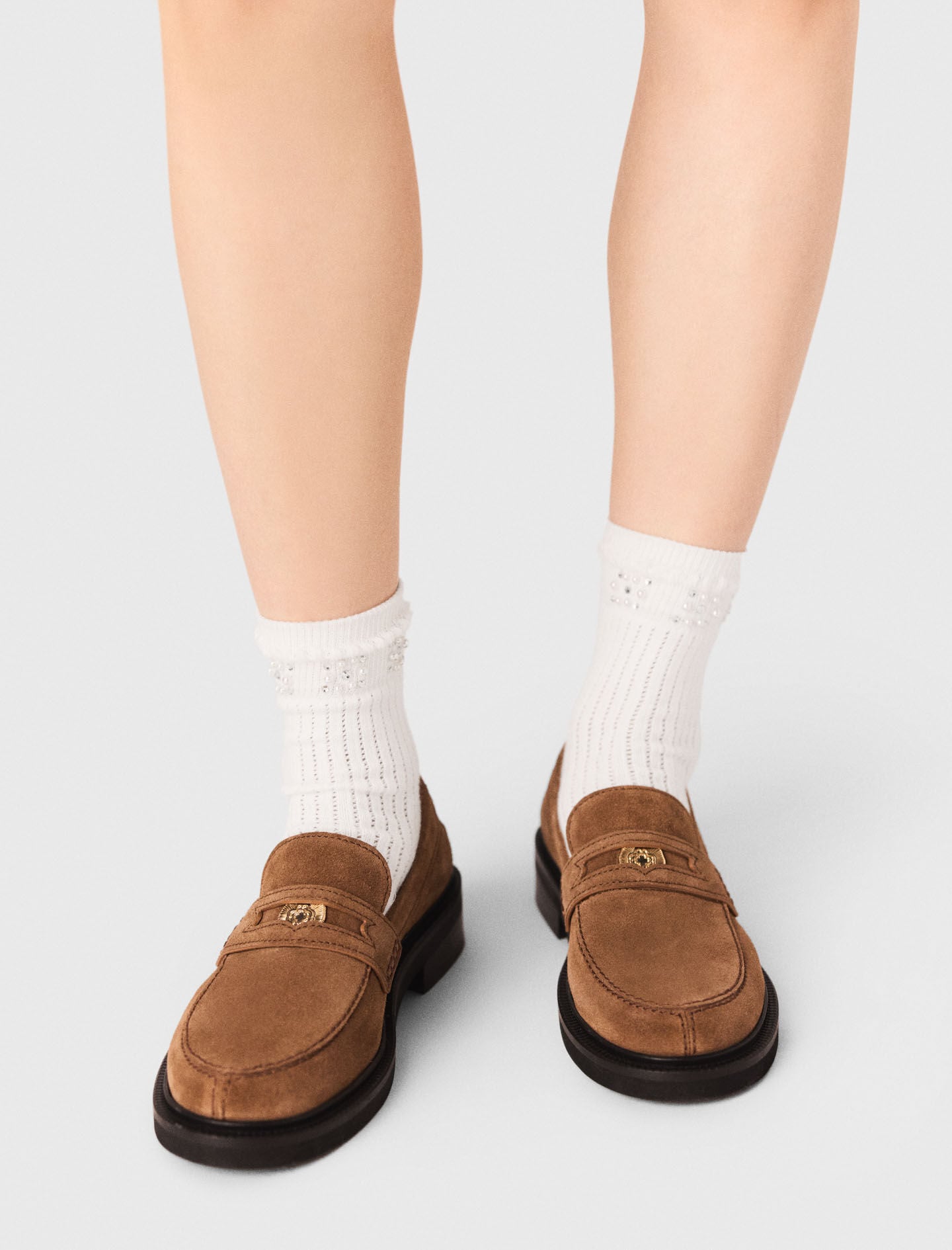 Maje Suede loafers