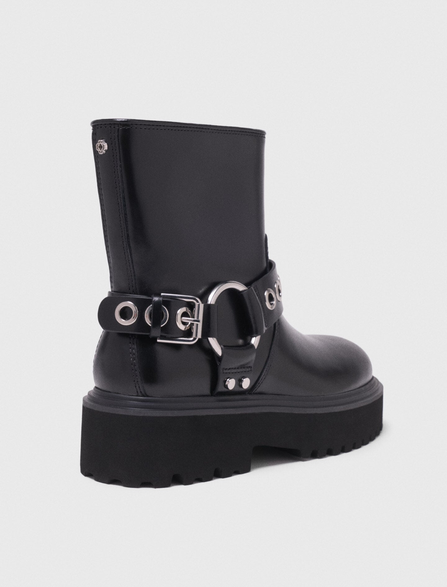 Maje Leather biker boots