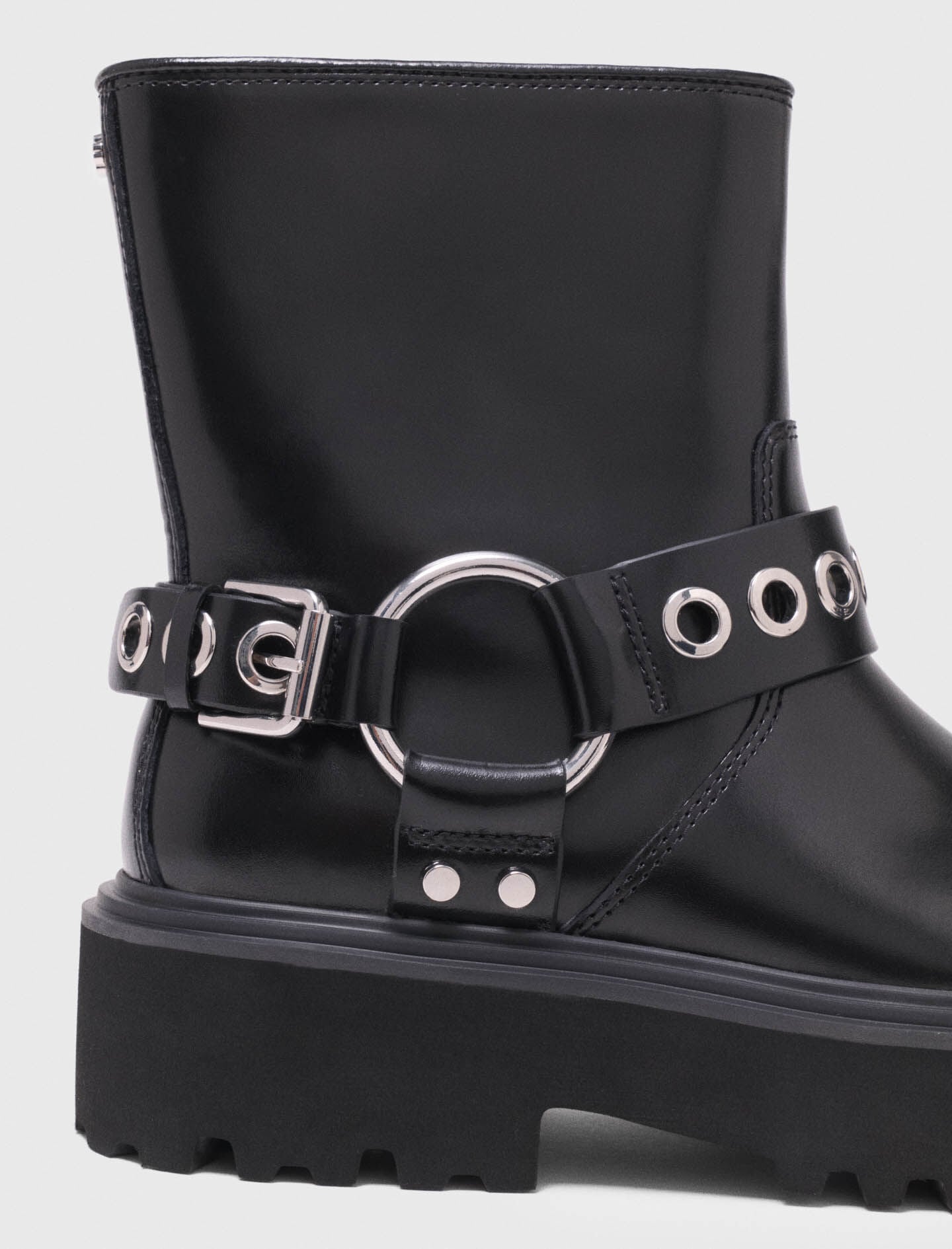 Maje Leather biker boots