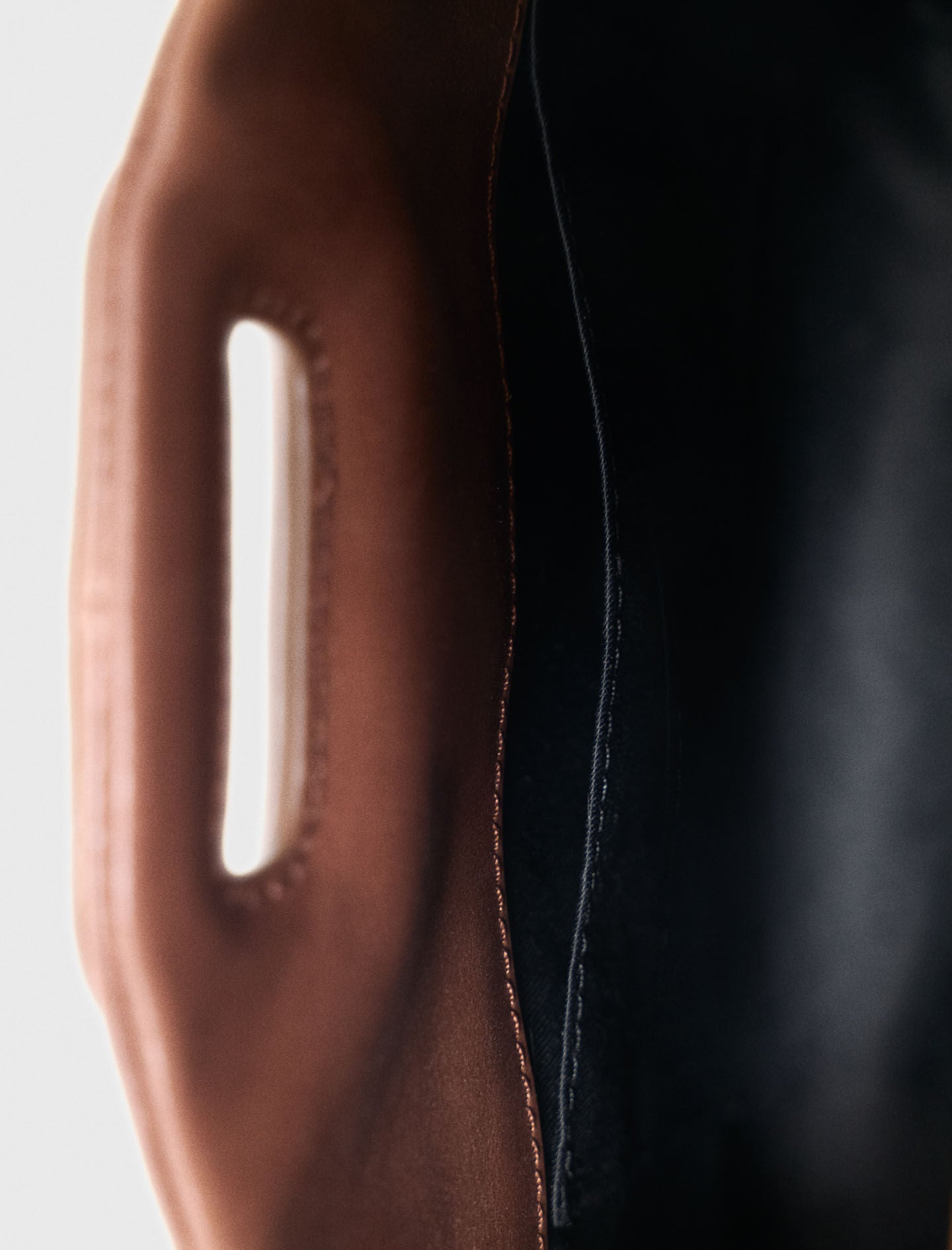 Maje Miss M mini bag in vintage leather