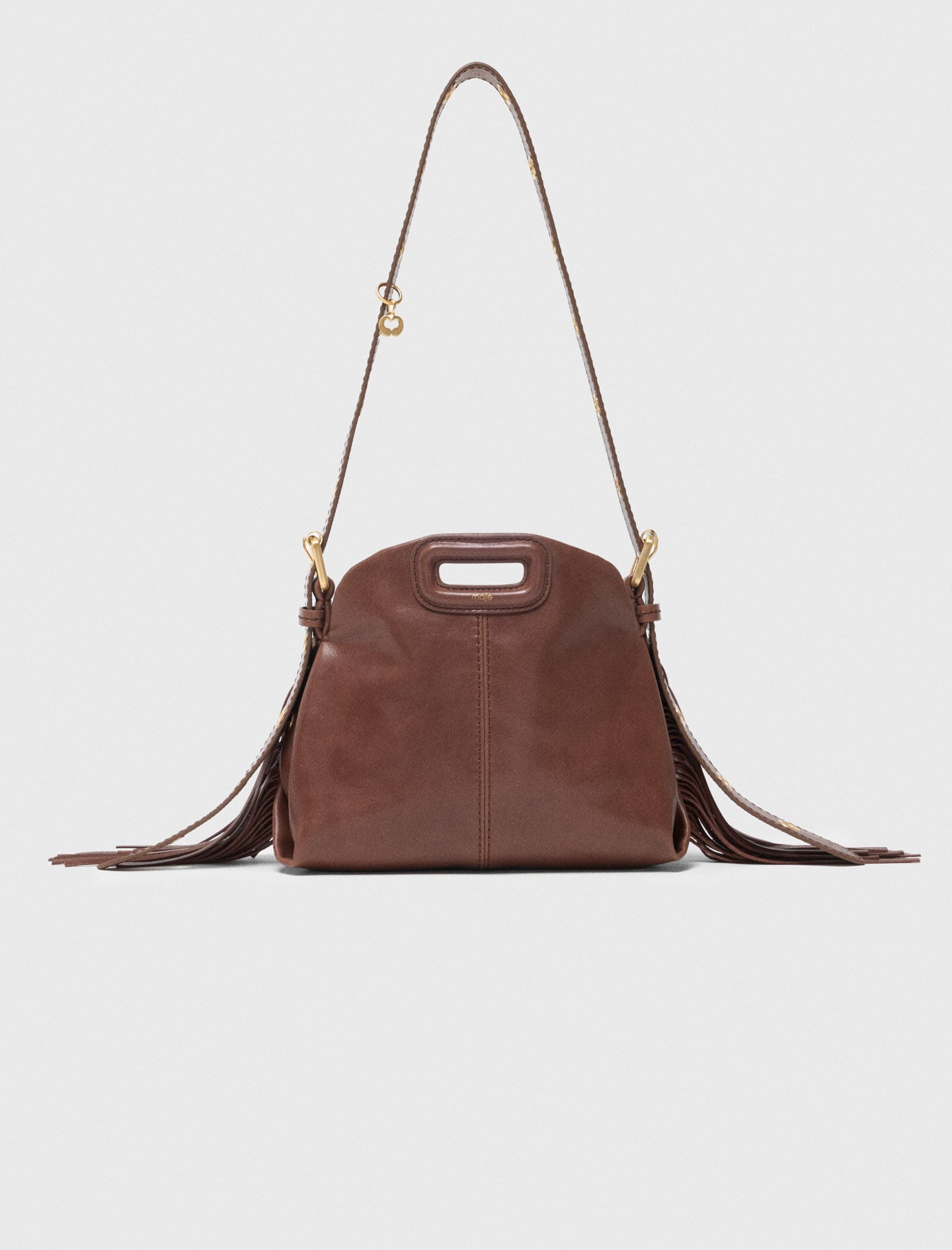 Maje Miss M mini bag in vintage leather