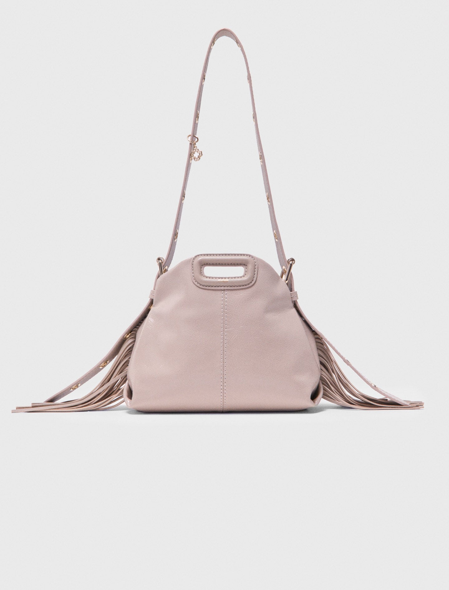 Maje Naplak leather Miss M Mini bag