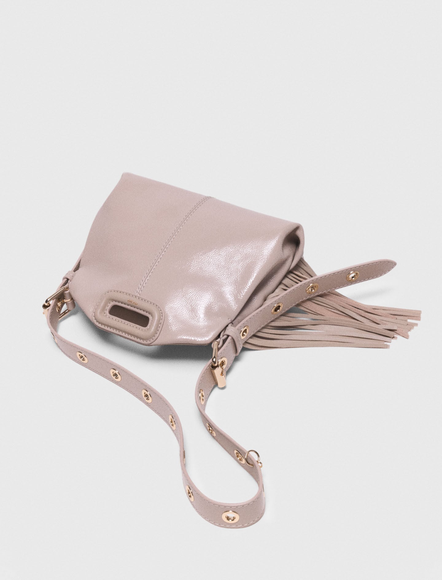 Maje Naplak leather Miss M Mini bag