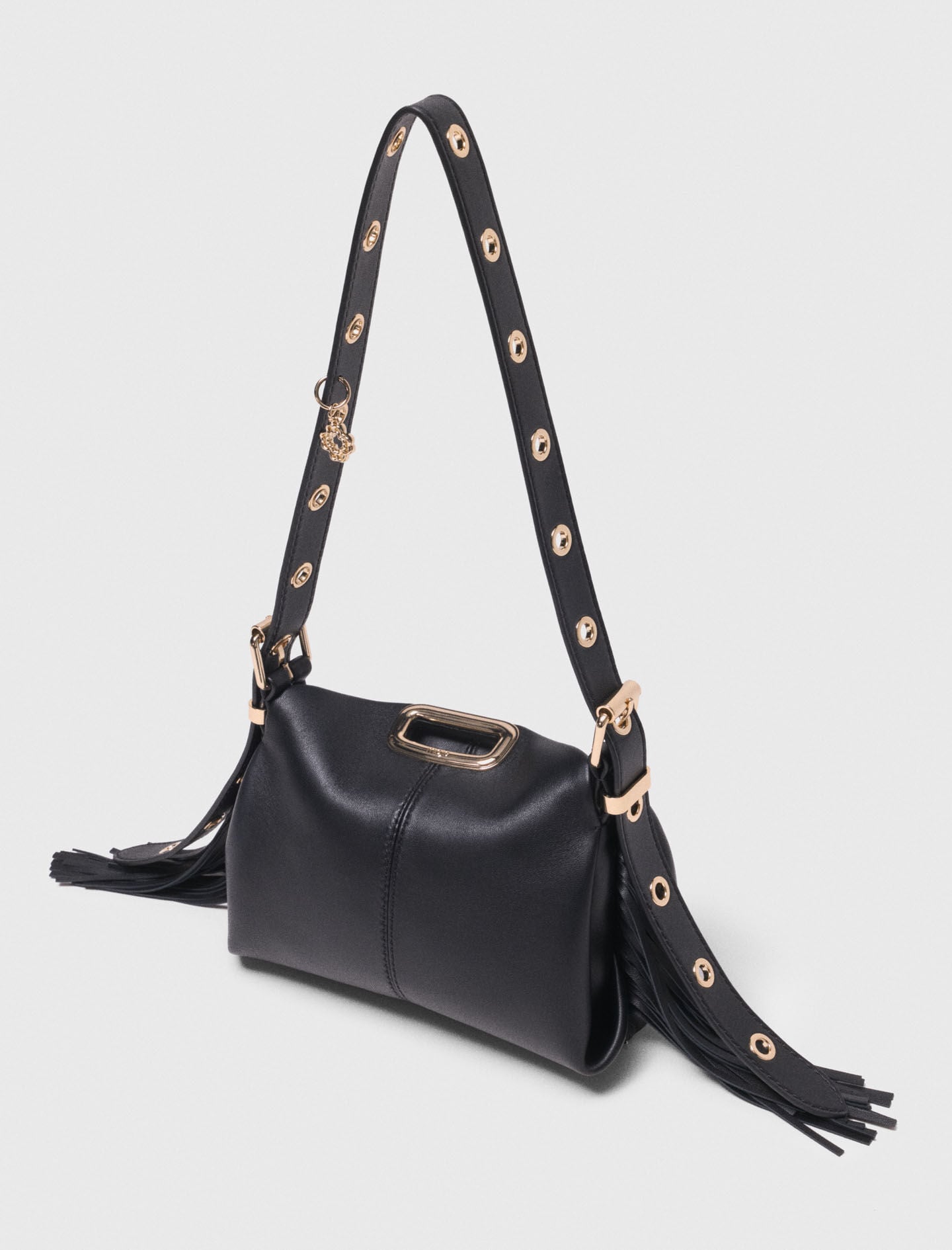 Maje Gold handle Miss M Mini bag