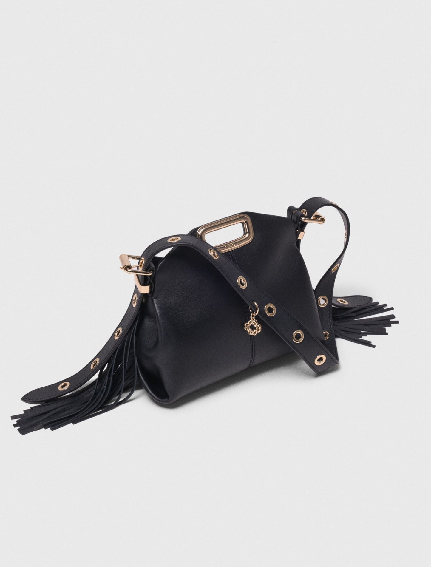 Maje Gold handle Miss M Mini bag
