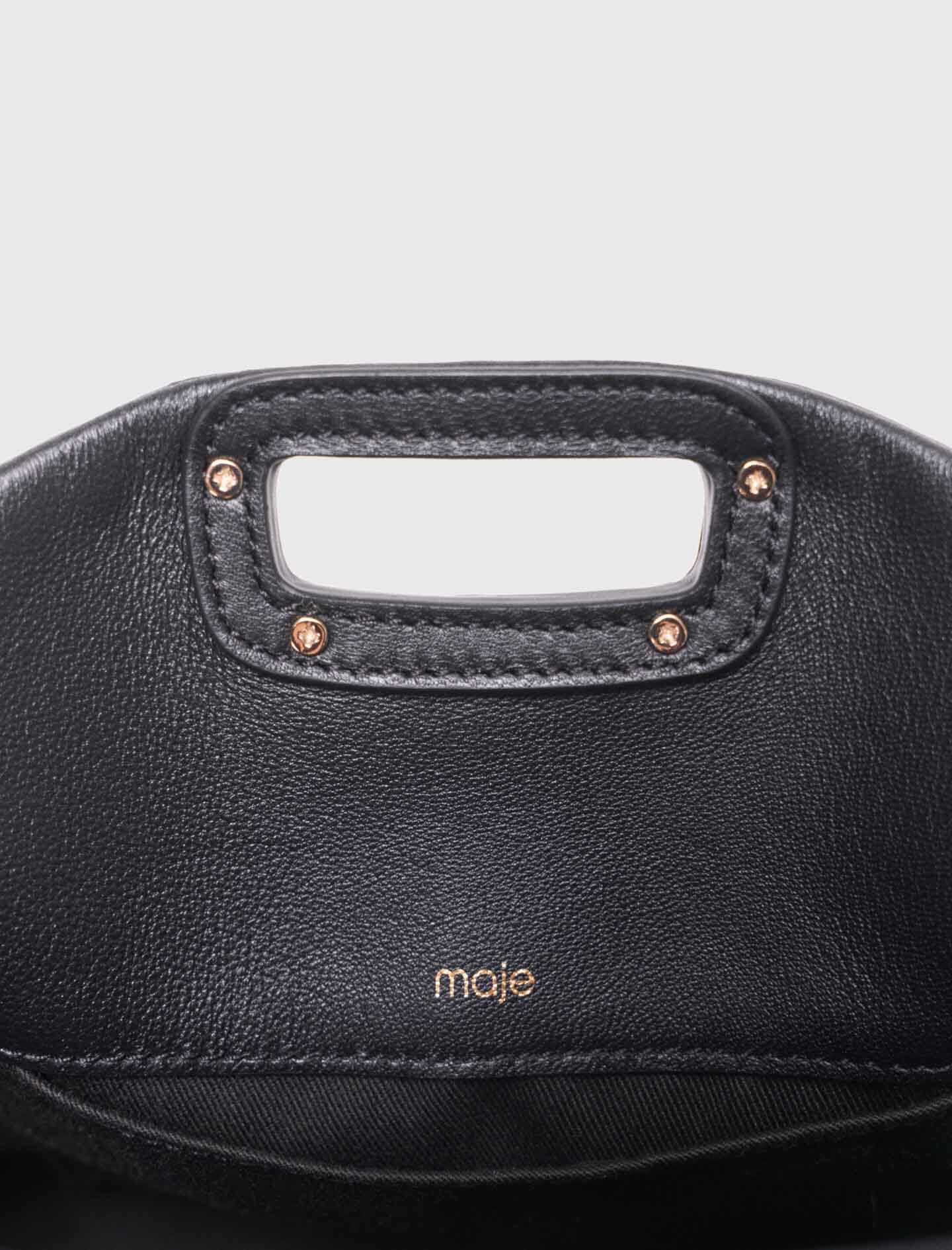 Maje Gold handle Miss M Mini bag