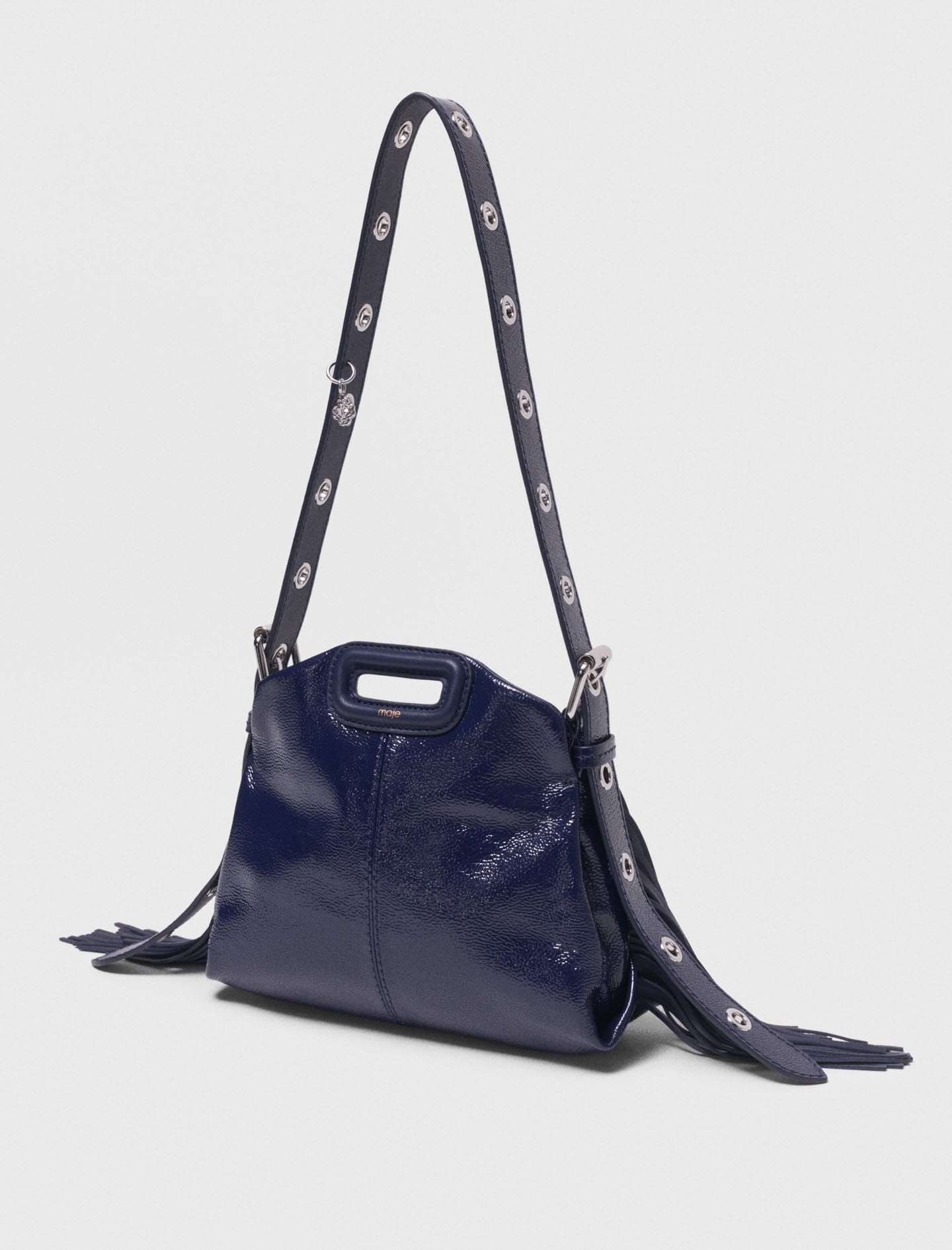 Maje Naplak leather Miss M Mini bag