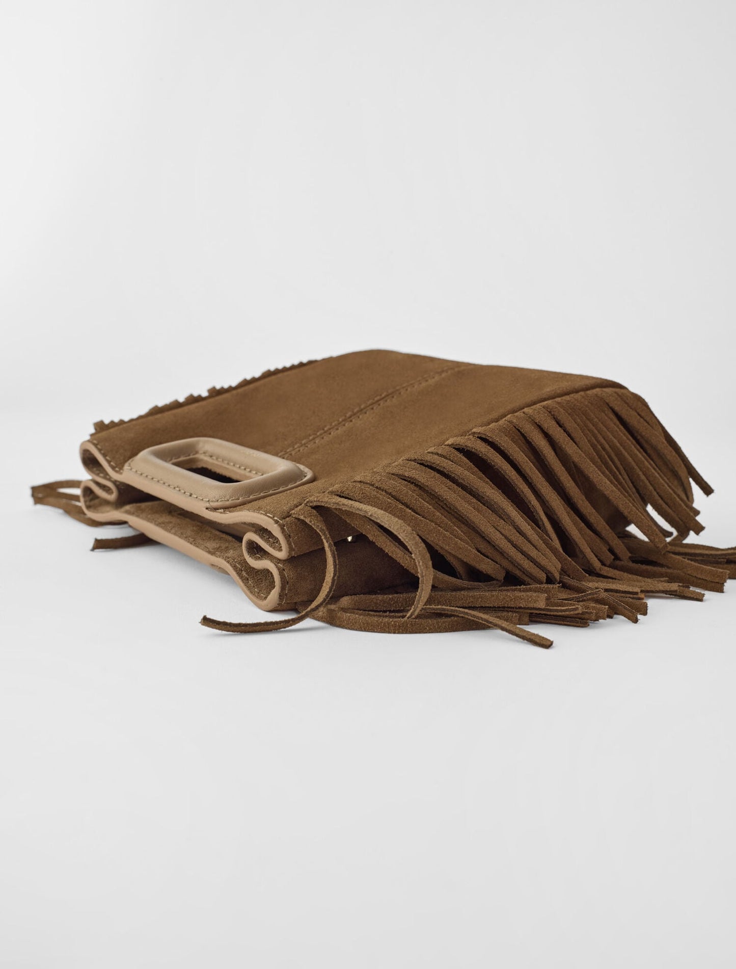 Maje M mini bag in suede leather