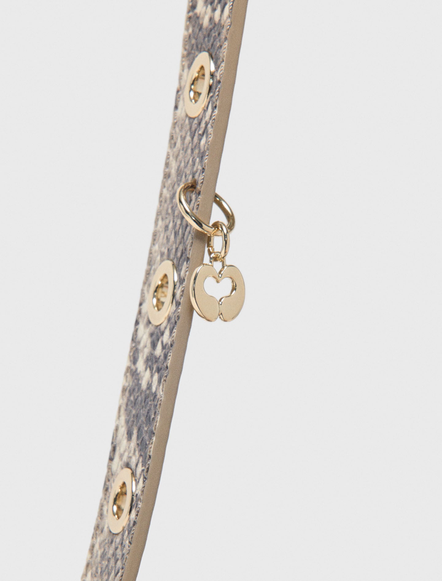 Maje Python-embossed Miss M mini bag
