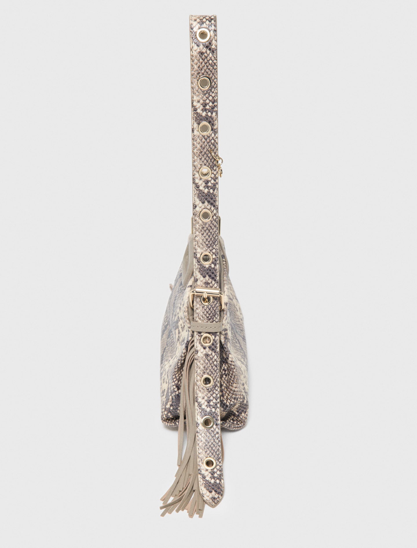 Maje Python-embossed Miss M mini bag