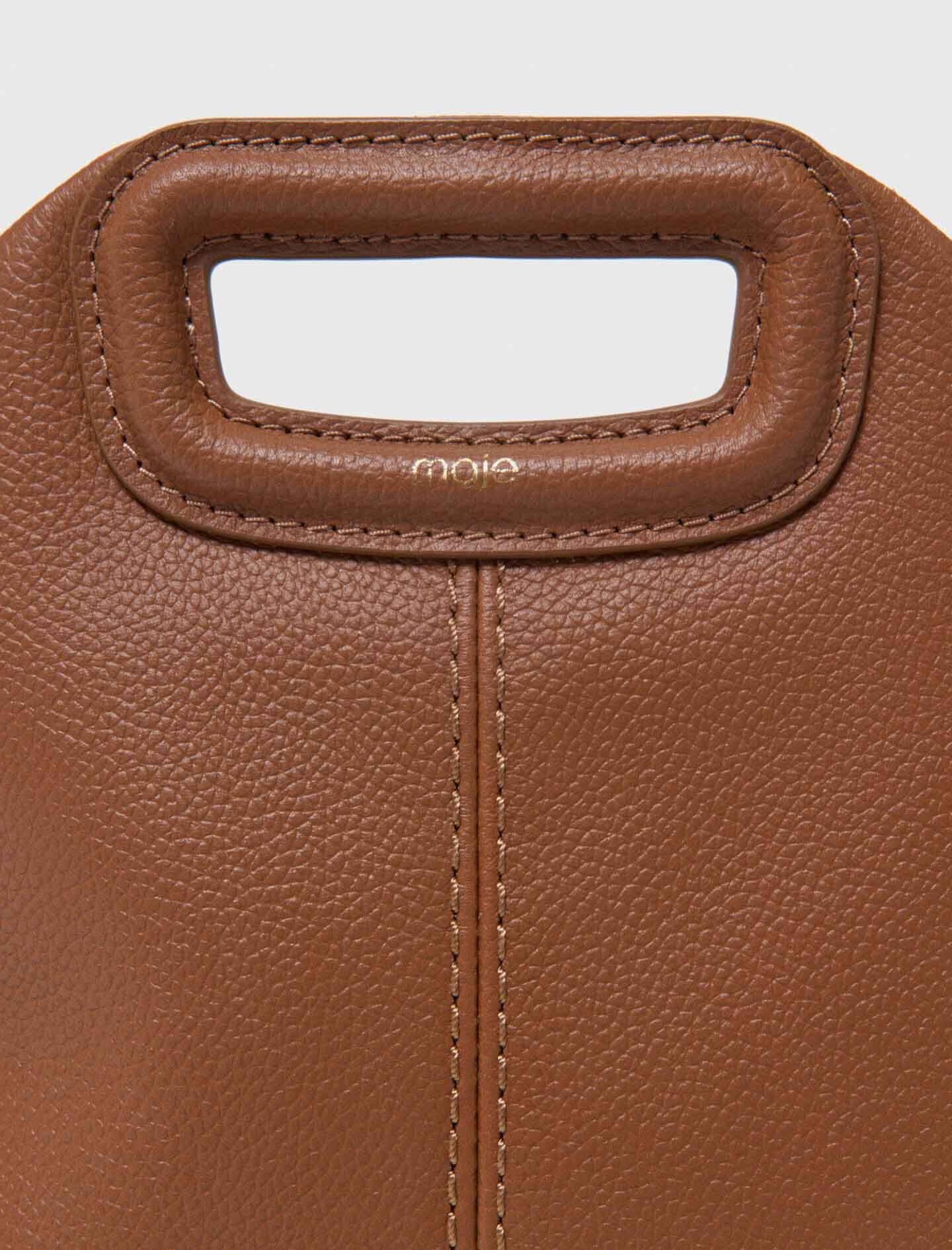 Maje Grained leather Miss M bag