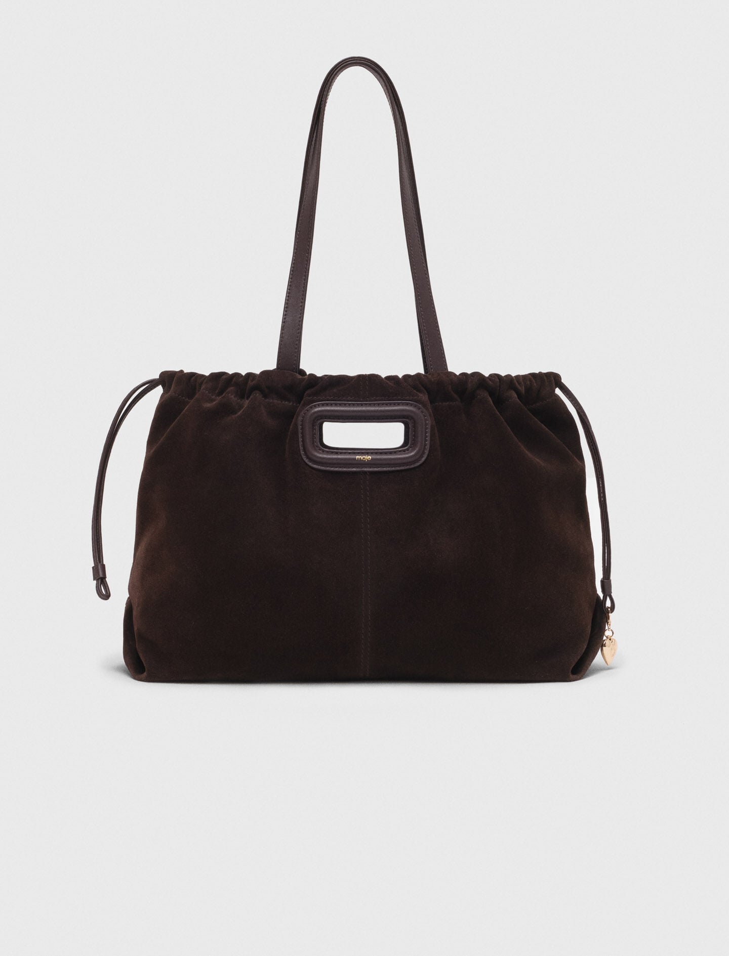 Maje Suede Milpli tote bag