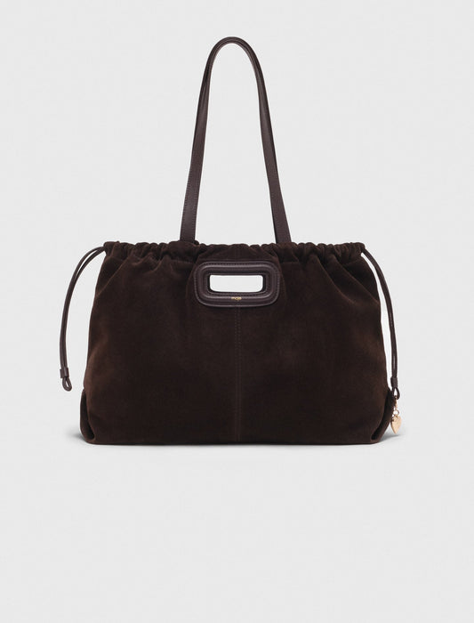 Maje Suede Milpli tote bag