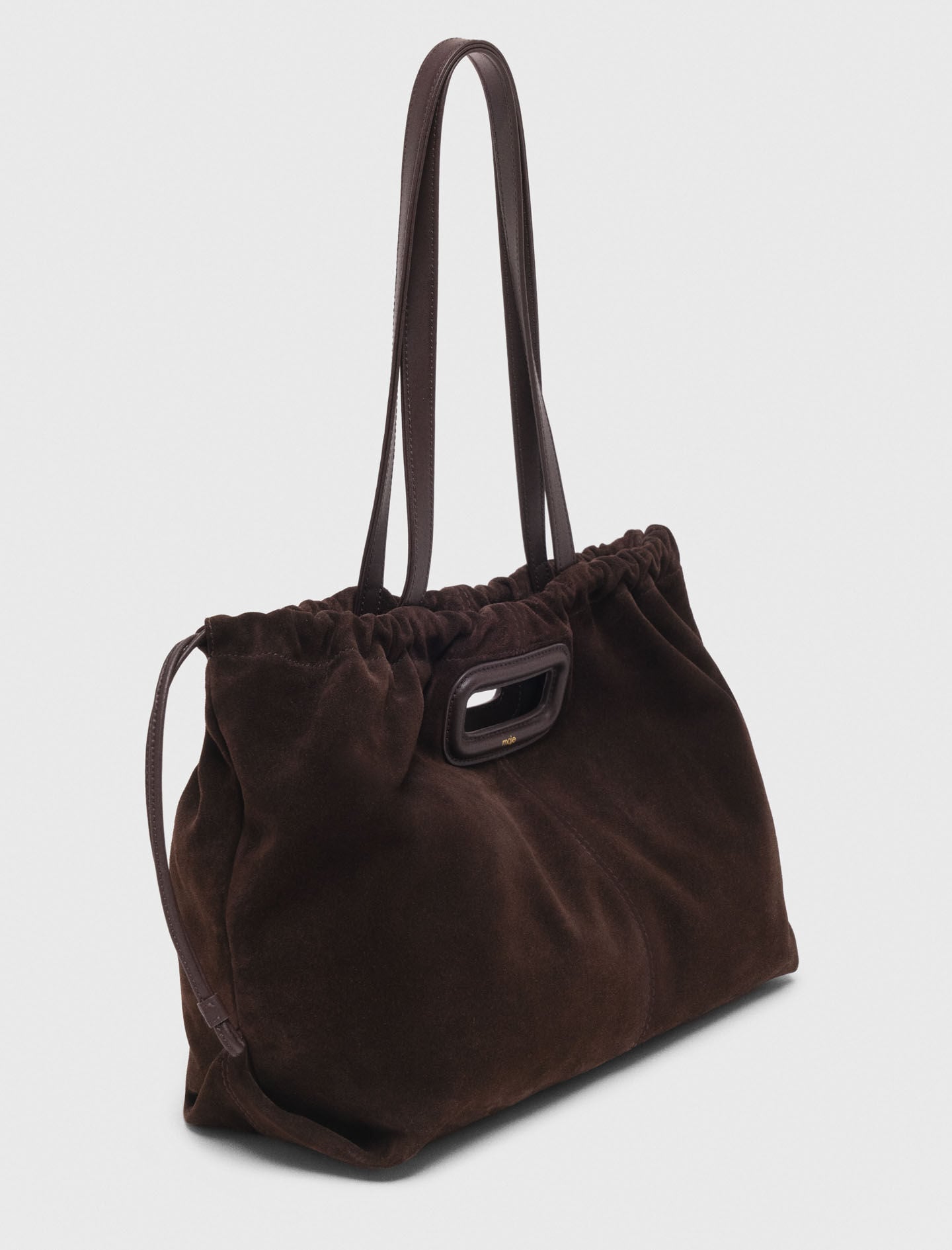 Maje Suede Milpli tote bag
